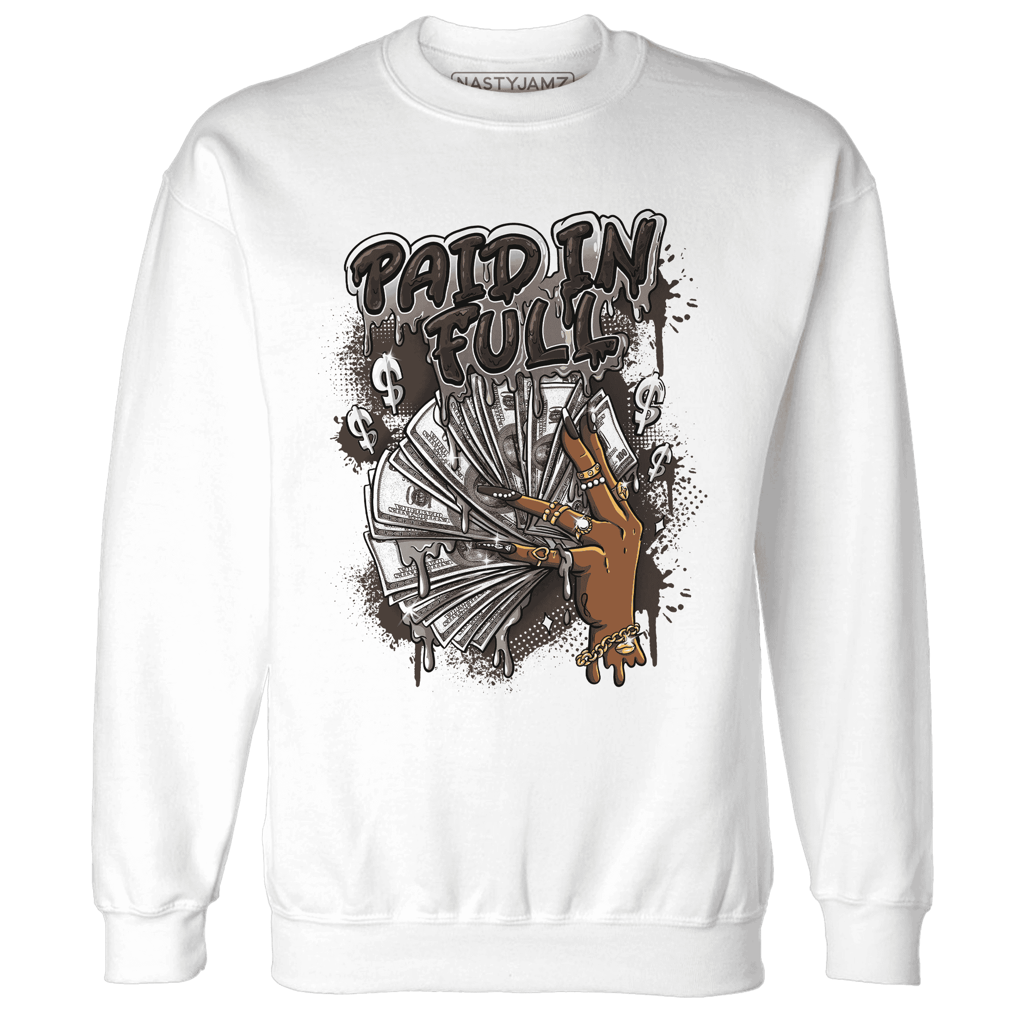 Dunk Low Baroque Brown Sweatshirt Match Paid In Full - NastyJamz