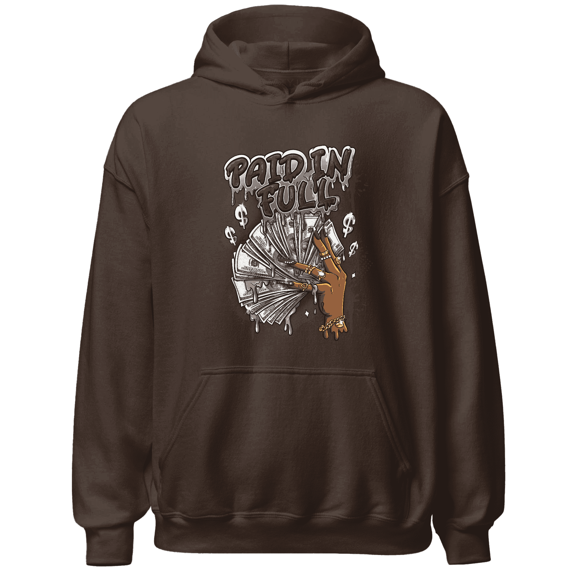 Dunk Low Baroque Brown Hoodie Match Paid In Full - NastyJamz