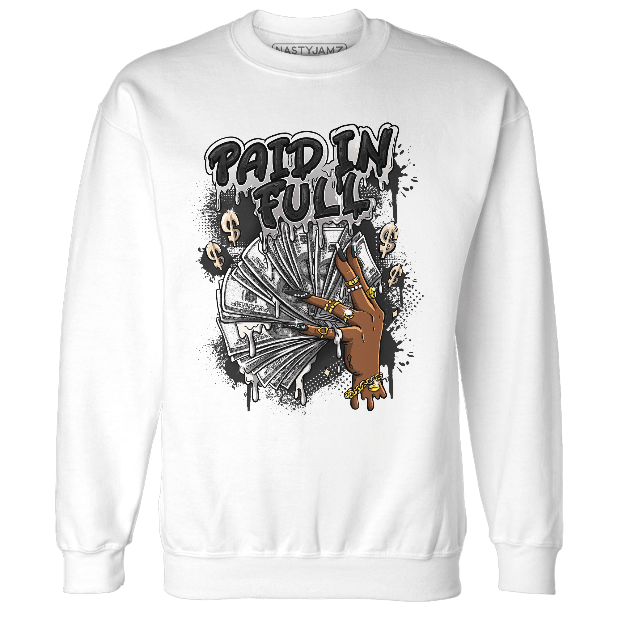 Jumman Jack Universityy Red Sweatshirt Match Paid In Full - NastyJamz
