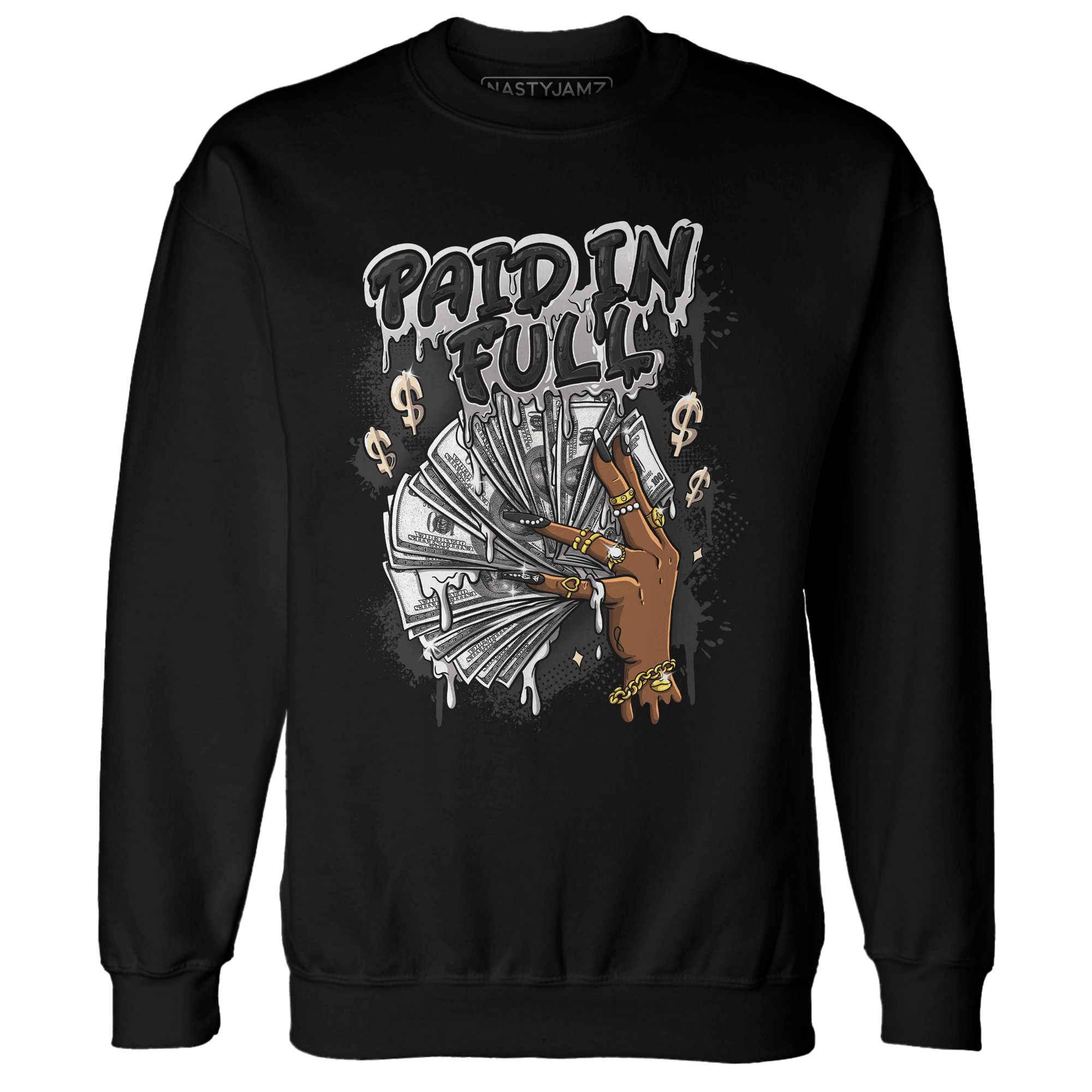 Jumman Jack Universityy Red Sweatshirt Match Paid In Full - NastyJamz