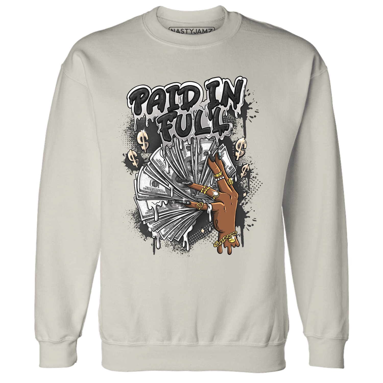 Jumman Jack Universityy Red Sweatshirt Match Paid In Full - NastyJamz