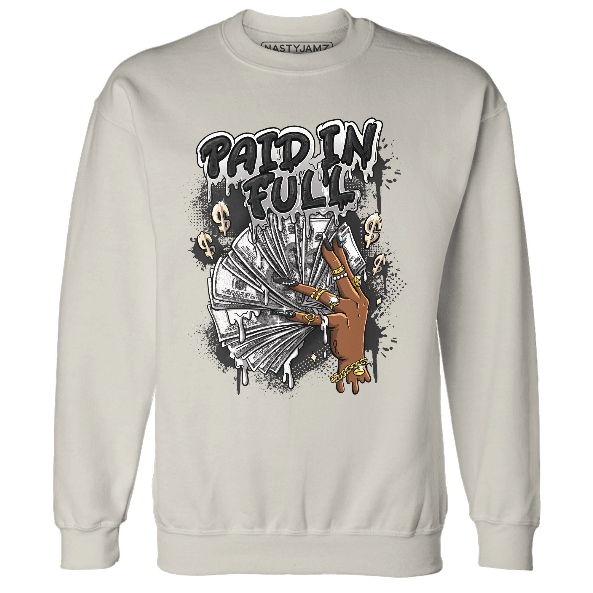Jumman Jack Universityy Red Sweatshirt Match Paid In Full - NastyJamz