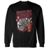 Cherry 12s Sweatshirt Match Paid In Full - NastyJamz