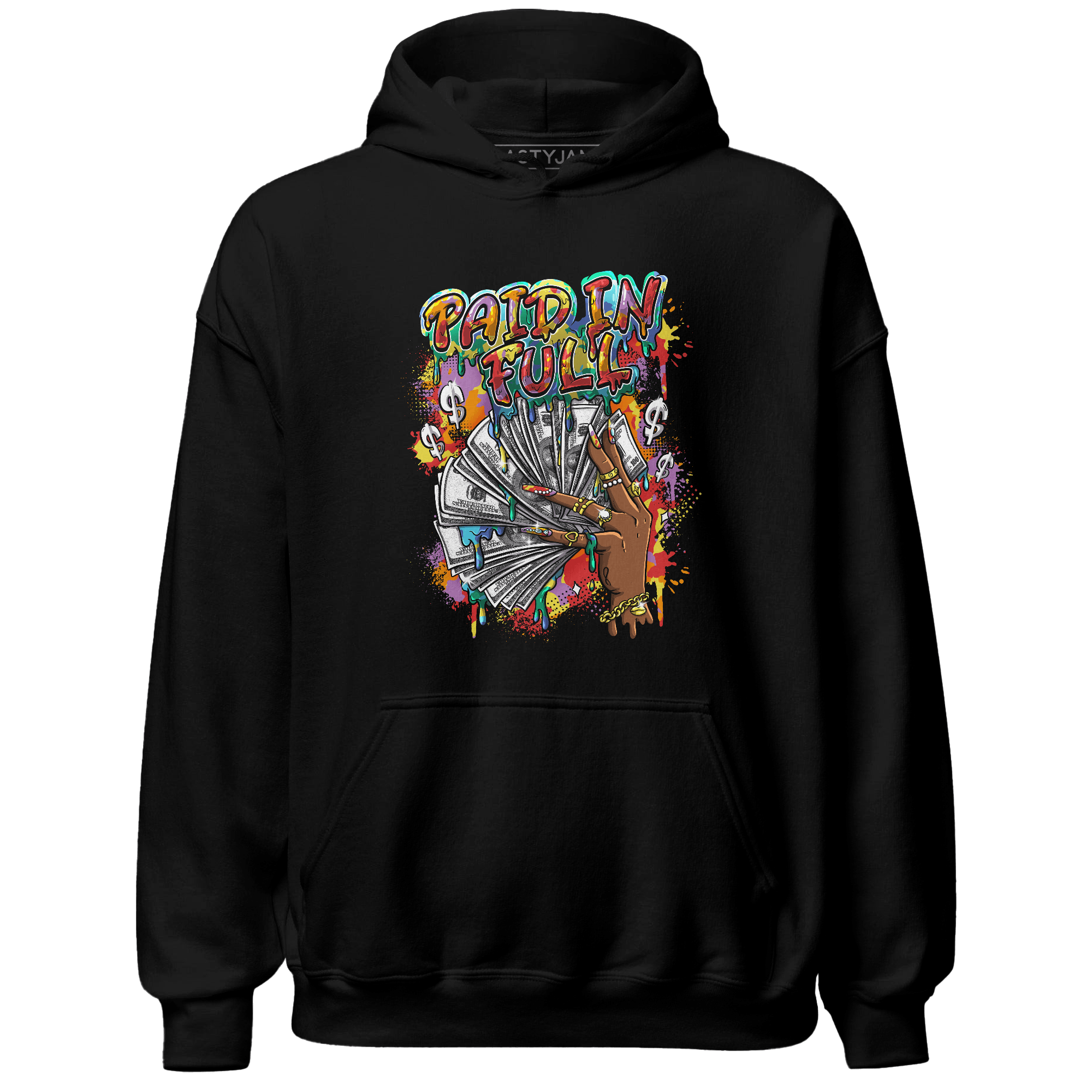Mid GS Six Championships 1s Hoodie Match Paid In Full - NastyJamz