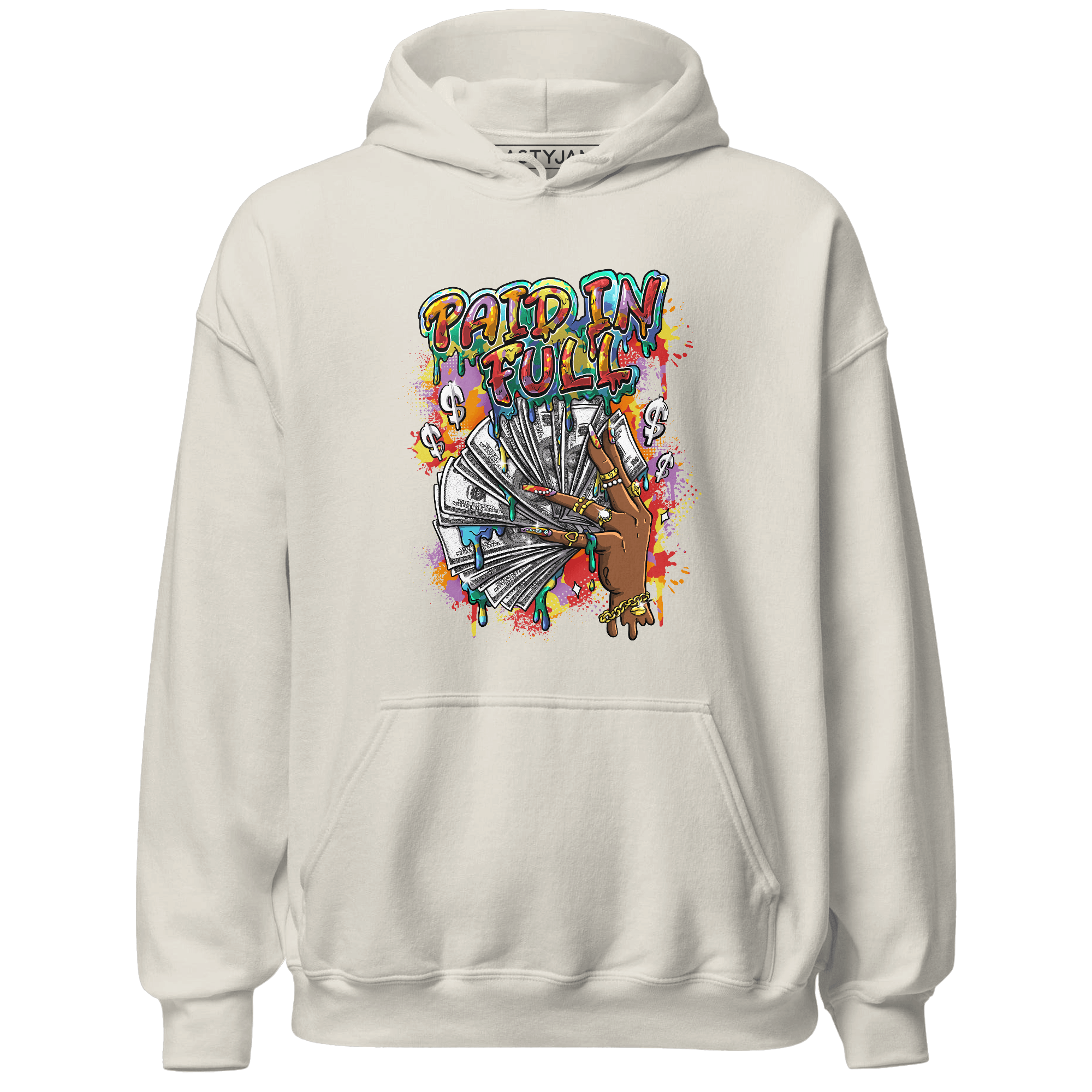 Mid GS Six Championships 1s Hoodie Match Paid In Full - NastyJamz