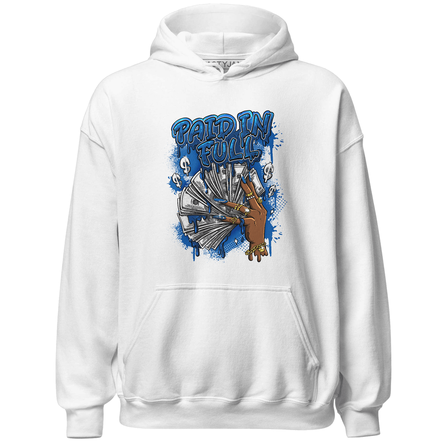 Royal Reimagined 1s Hoodie Match Paid In Full - NastyJamz