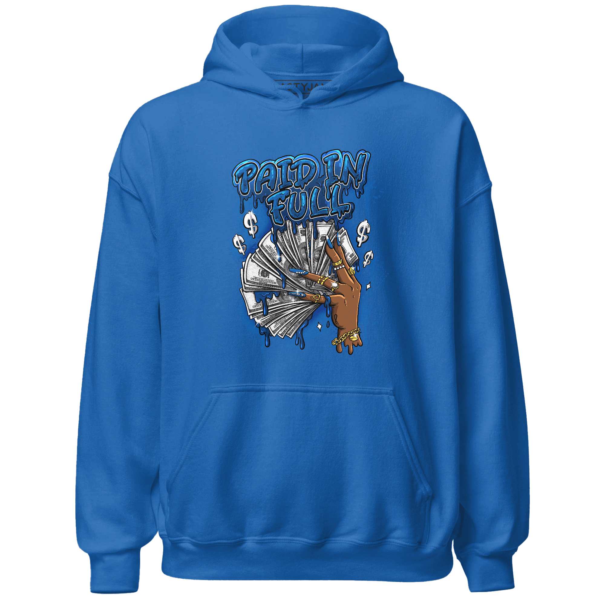 Royal Reimagined 1s Hoodie Match Paid In Full - NastyJamz