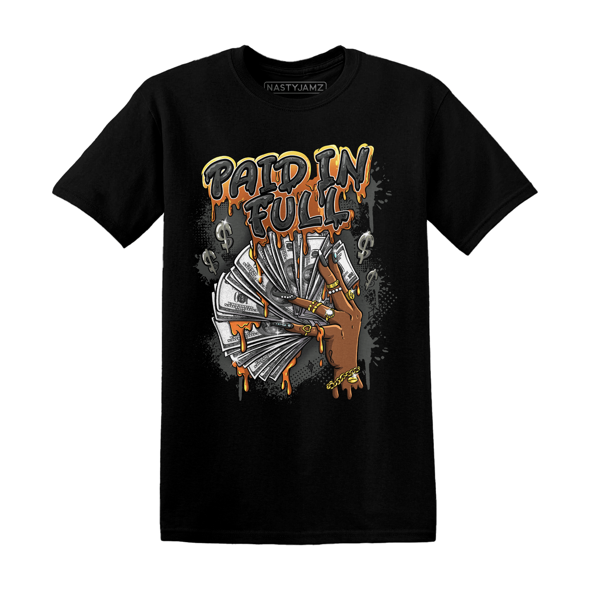 Fear Pack 3s T Shirt Match Paid In Full - NastyJamz