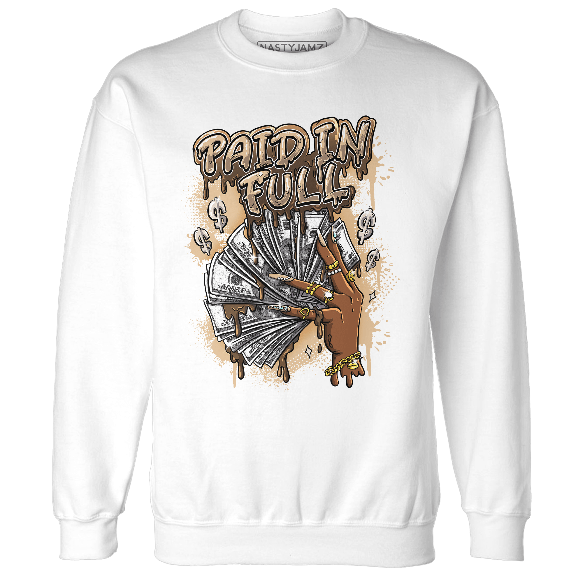Palomino 3s Sweatshirt Match Paid In Full - NastyJamz
