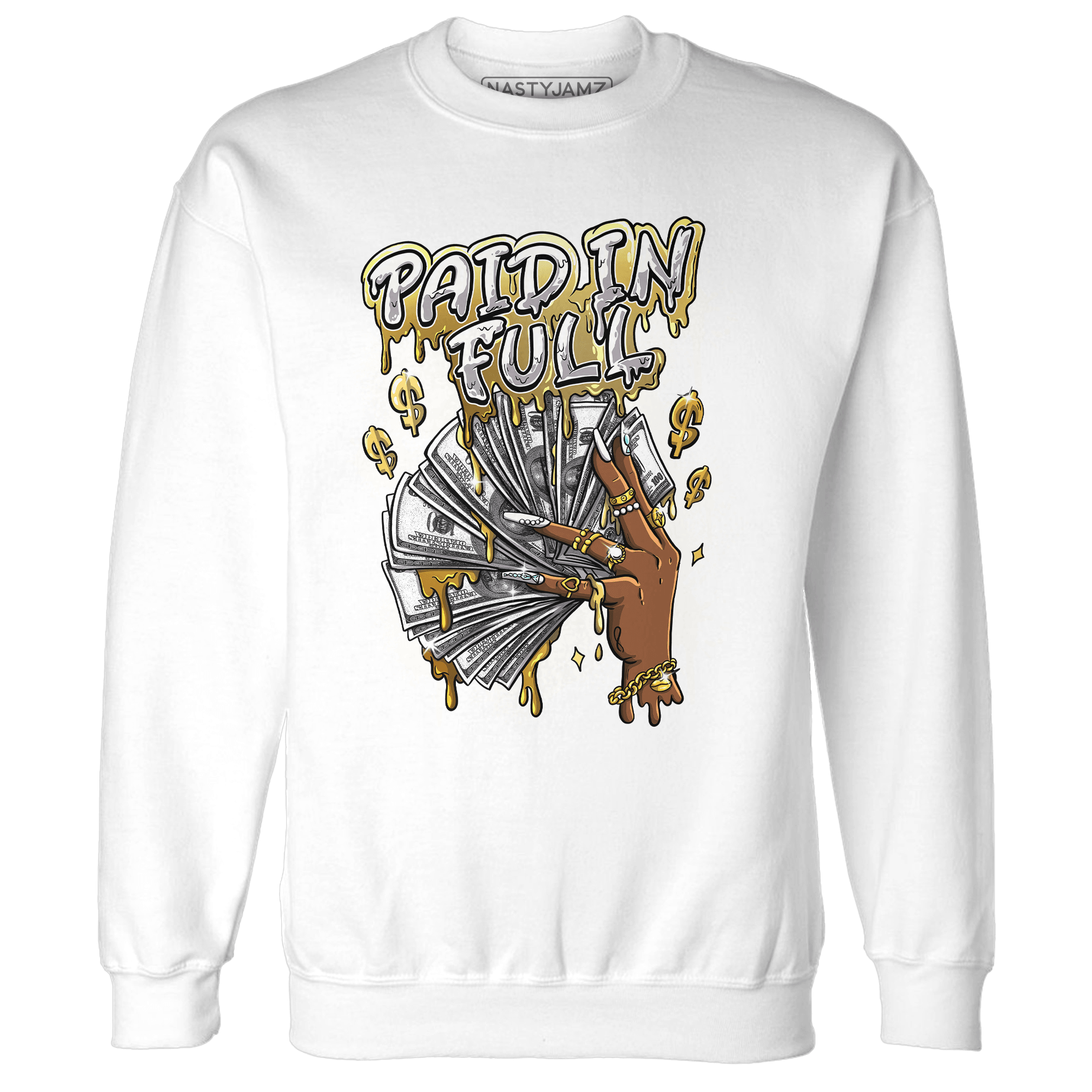 Sail 4s Sweatshirt Match Paid In Full - NastyJamz