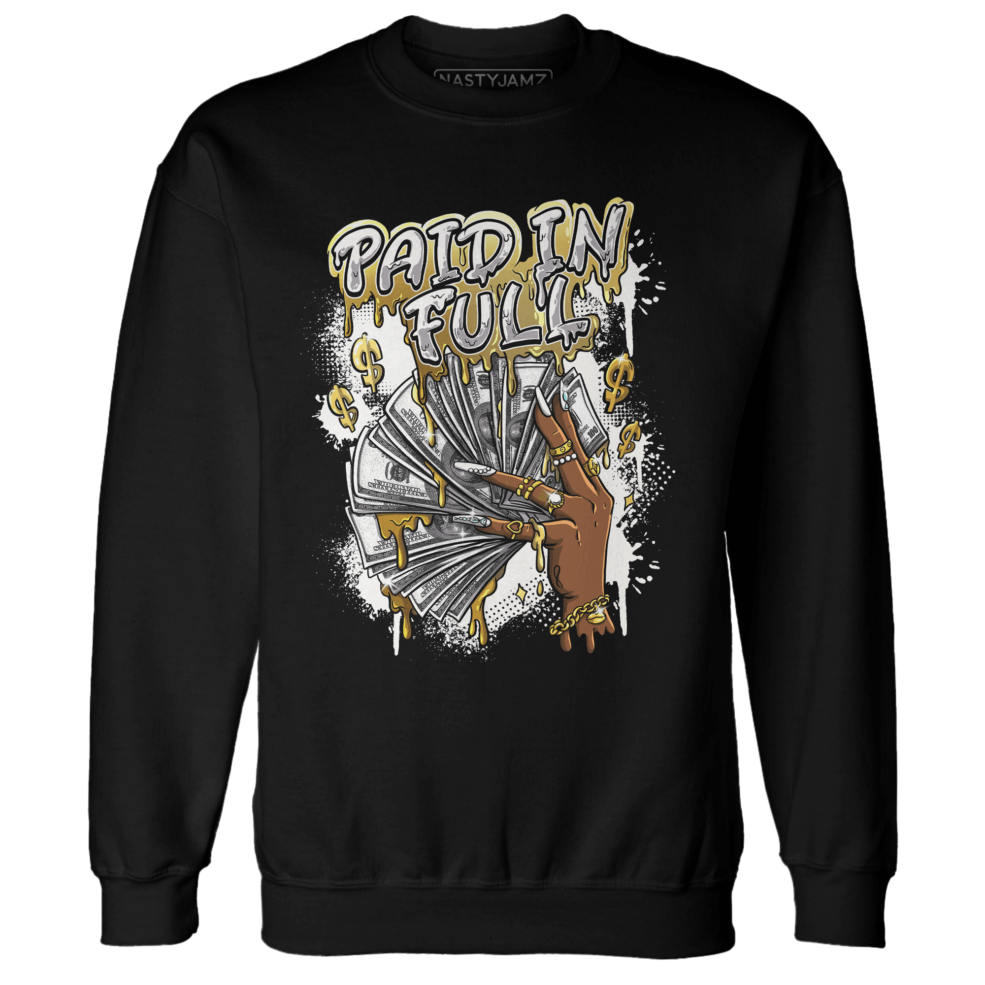 Sail 4s Sweatshirt Match Paid In Full - NastyJamz