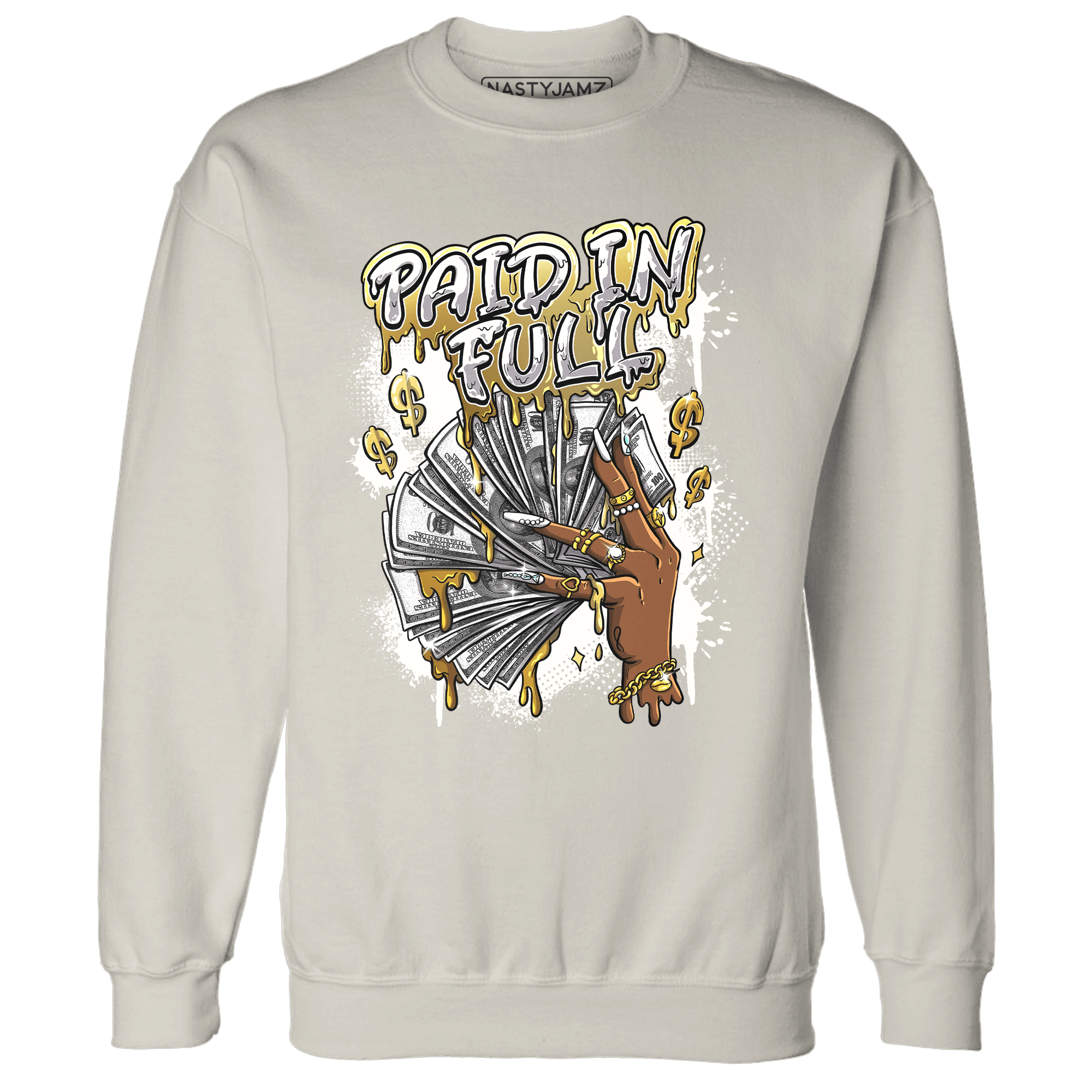 Sail 4s Sweatshirt Match Paid In Full - NastyJamz