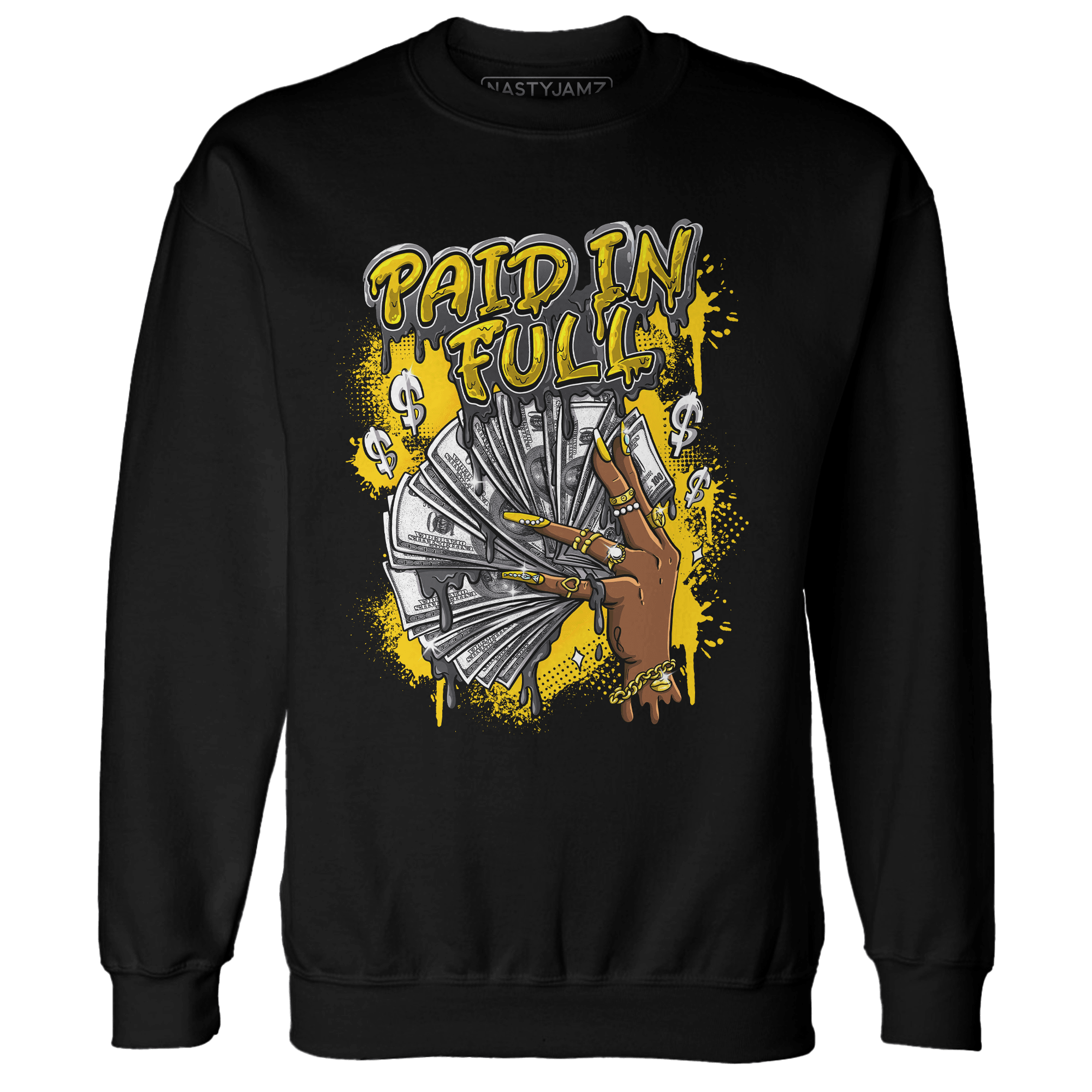Thunder 4s Sweatshirt Match Paid In Full - NastyJamz