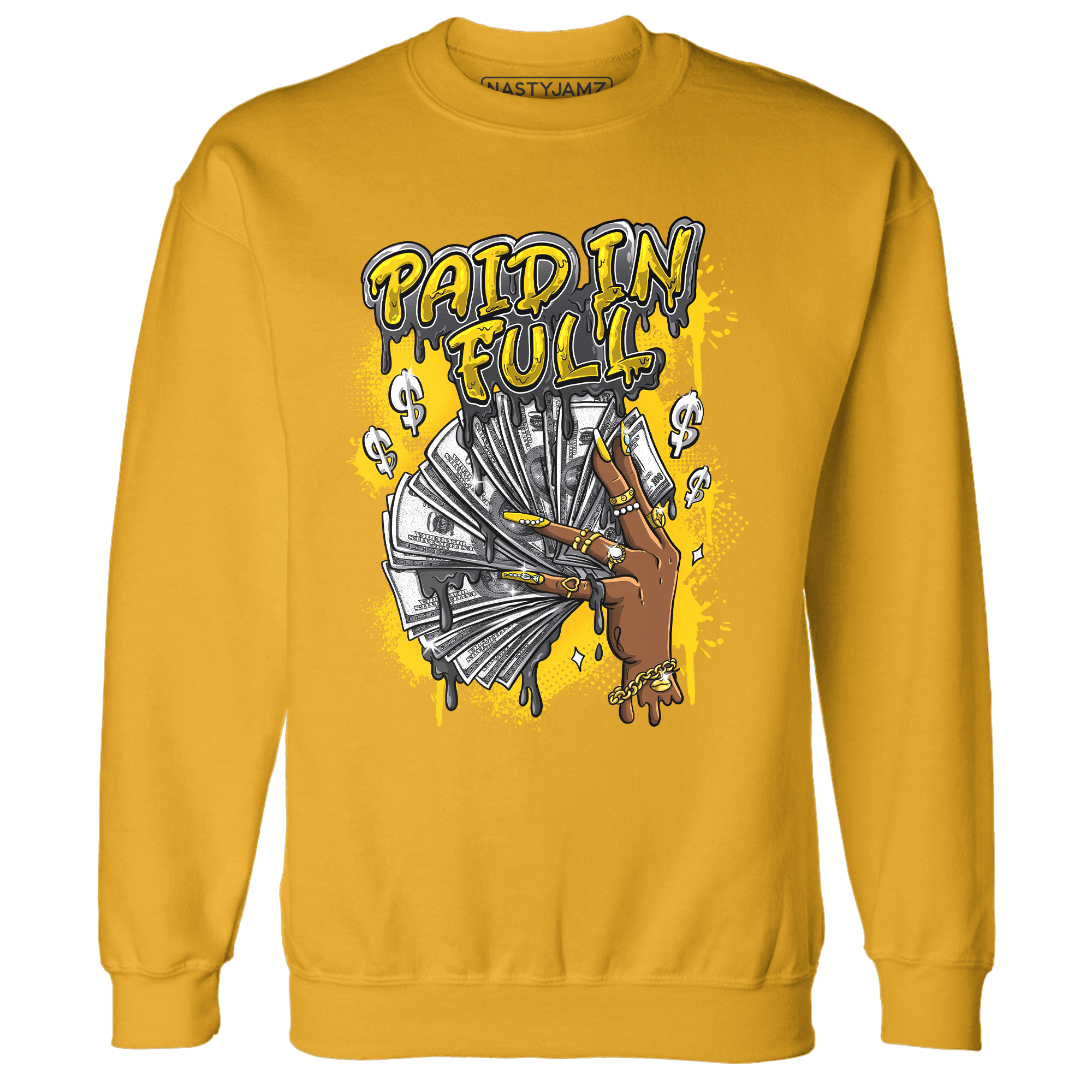 Thunder 4s Sweatshirt Match Paid In Full - NastyJamz