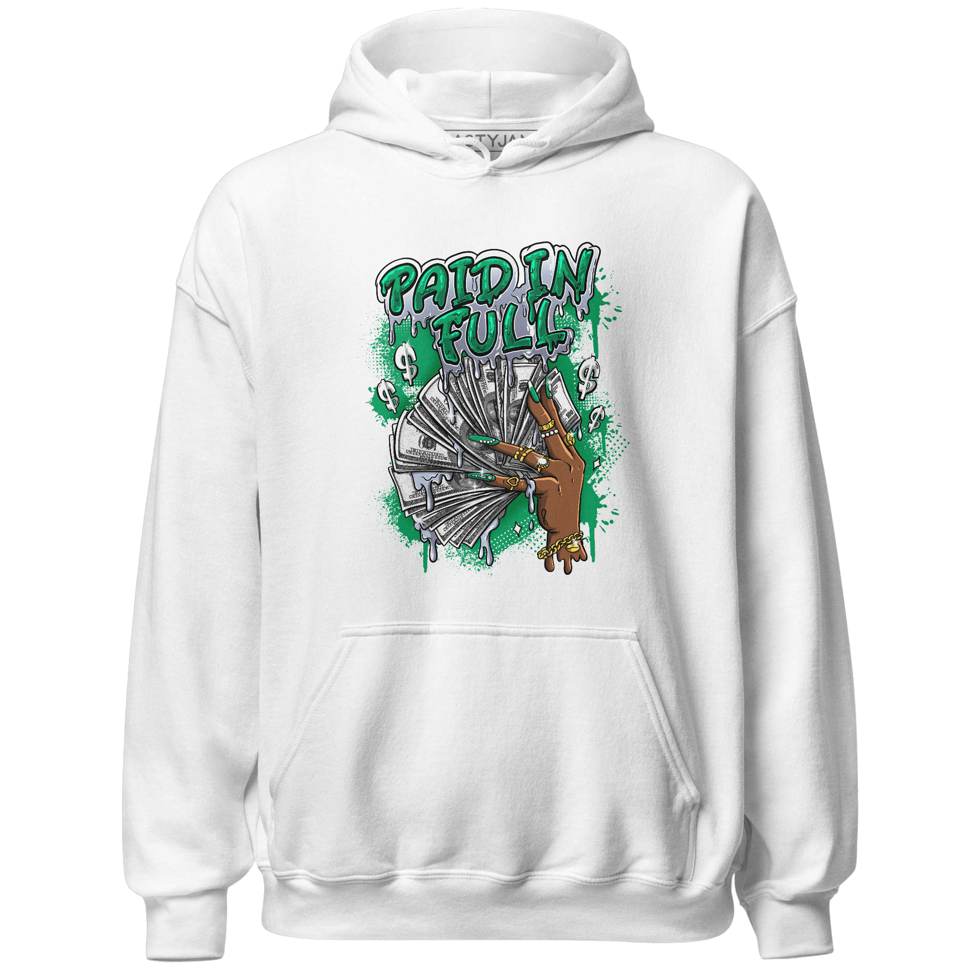 Lucky Green 5s Hoodie Match Paid In Full - NastyJamz