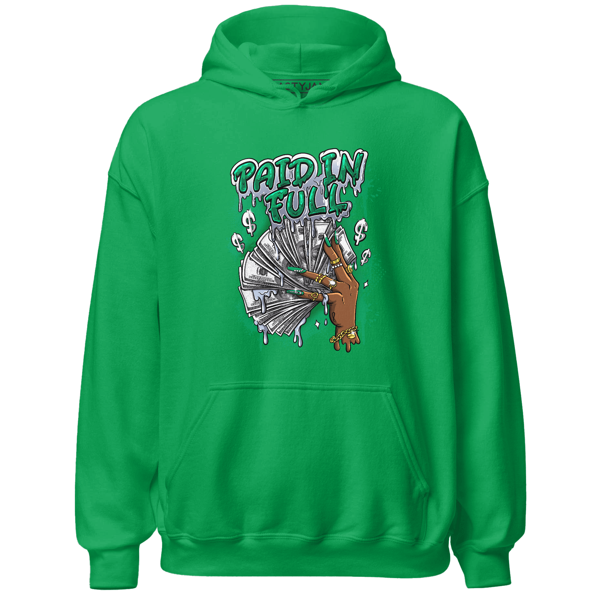 Lucky Green 5s Hoodie Match Paid In Full - NastyJamz
