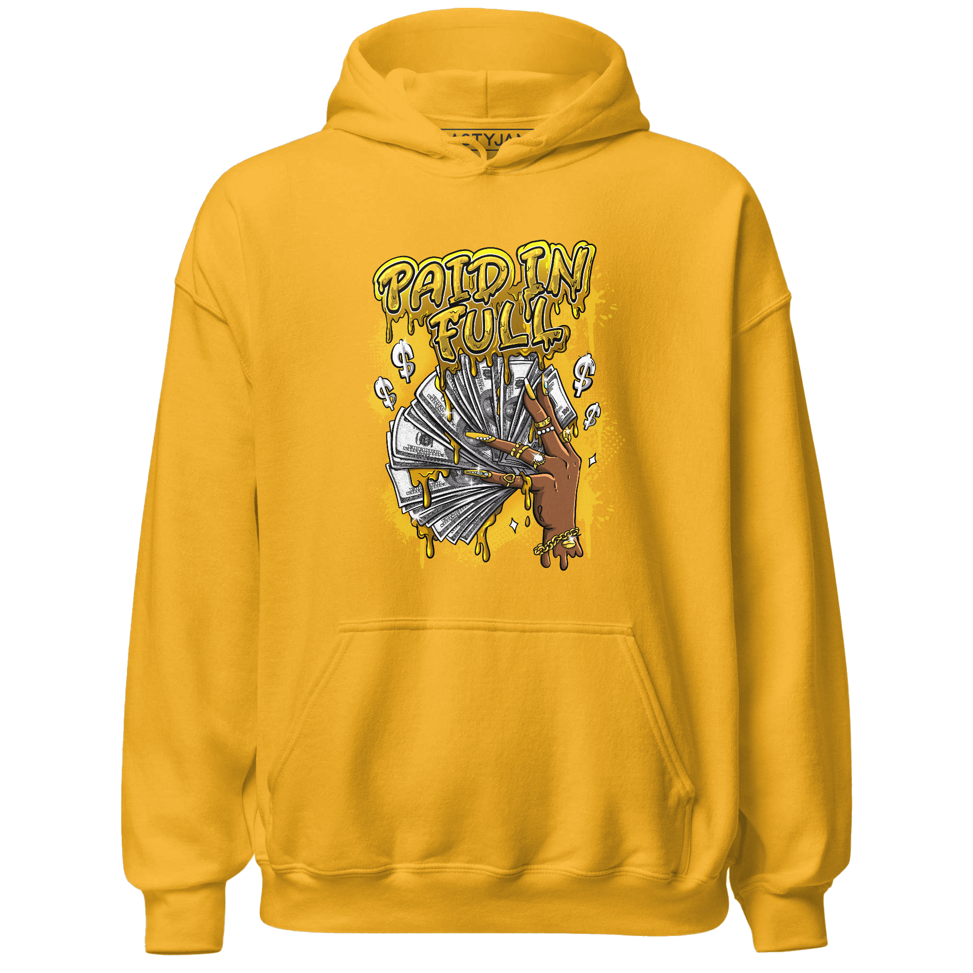 Yellow Ochre 6s Hoodie Match Paid In Full - NastyJamz