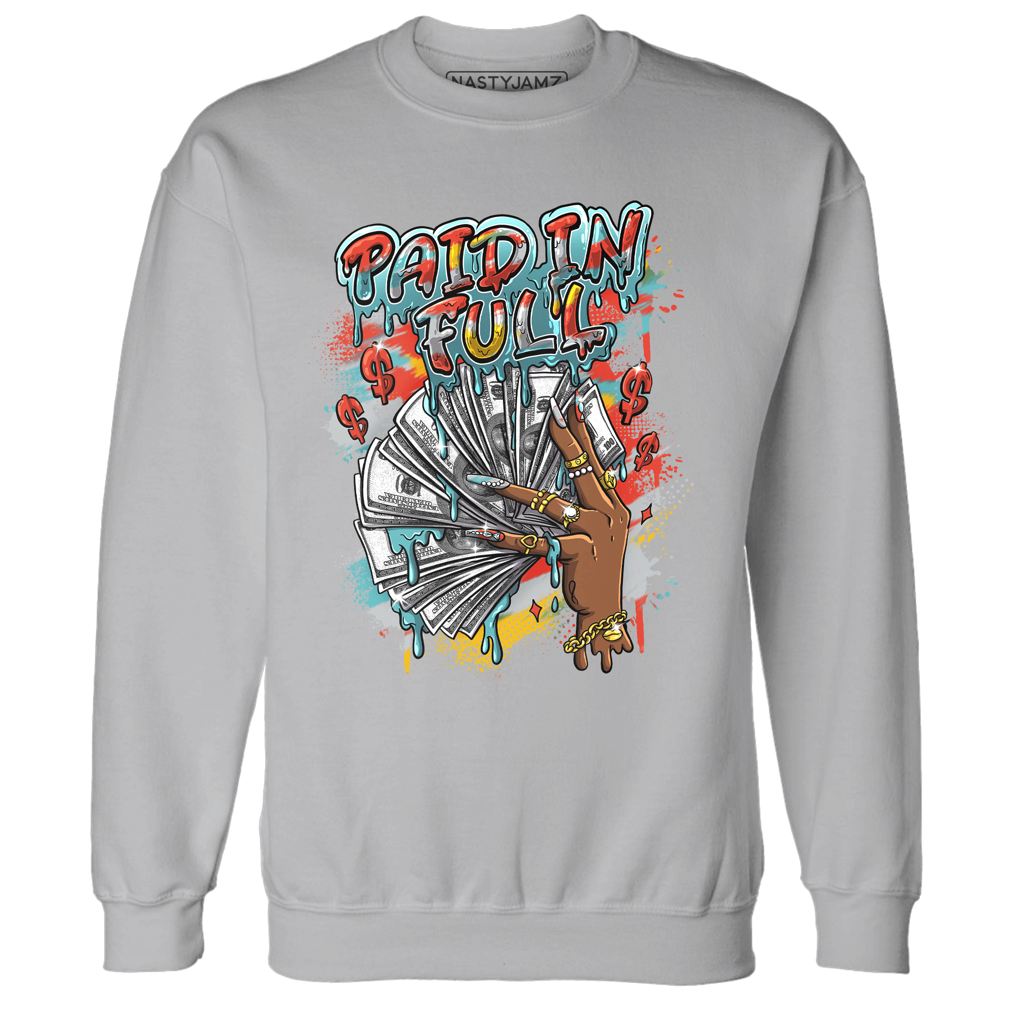 KB 8 Protro Venice Beach Sweatshirt Match Paid In Full - NastyJamz