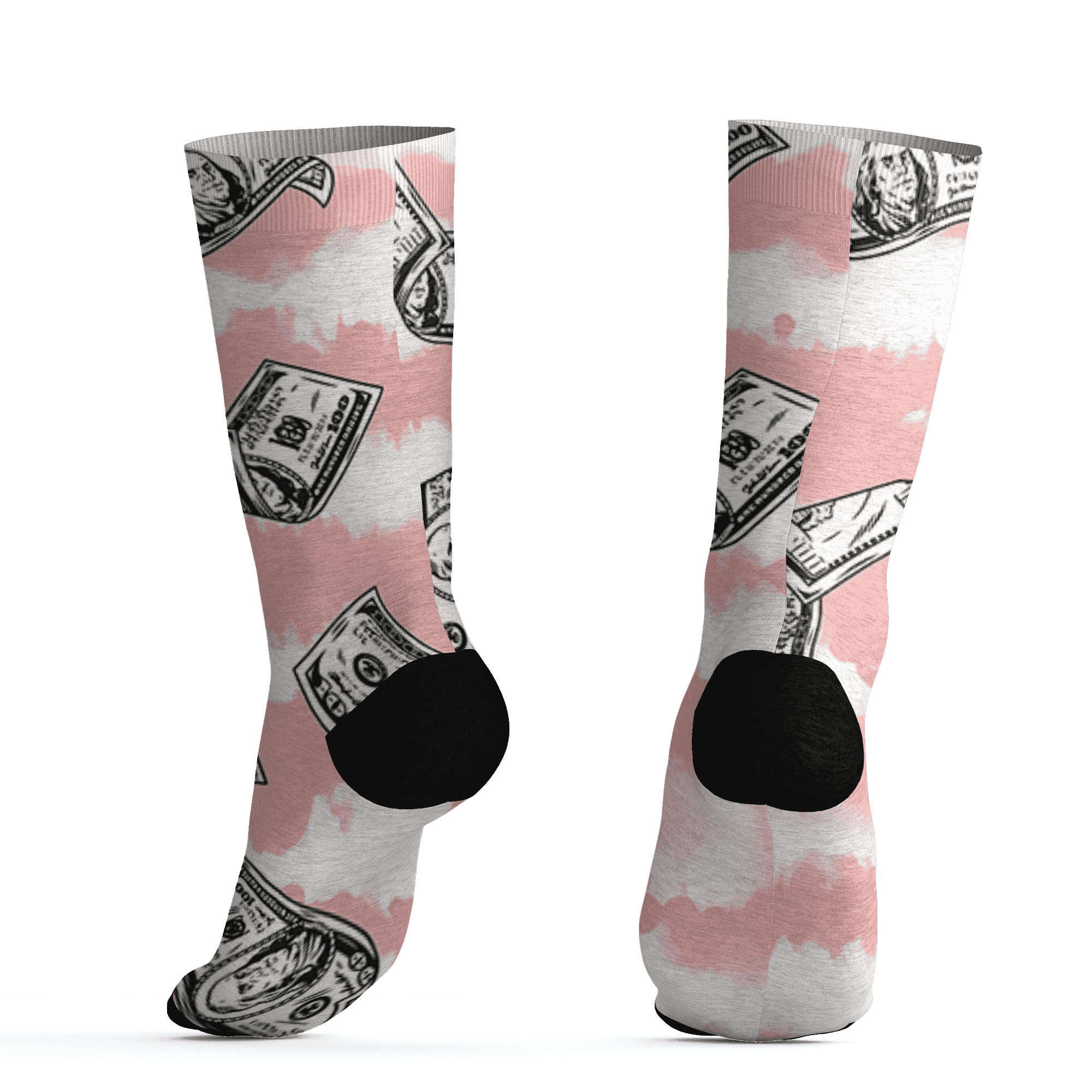 Low Legend Pink 11s Socks Match Paid In Full 3D All-Over Print - NastyJamz