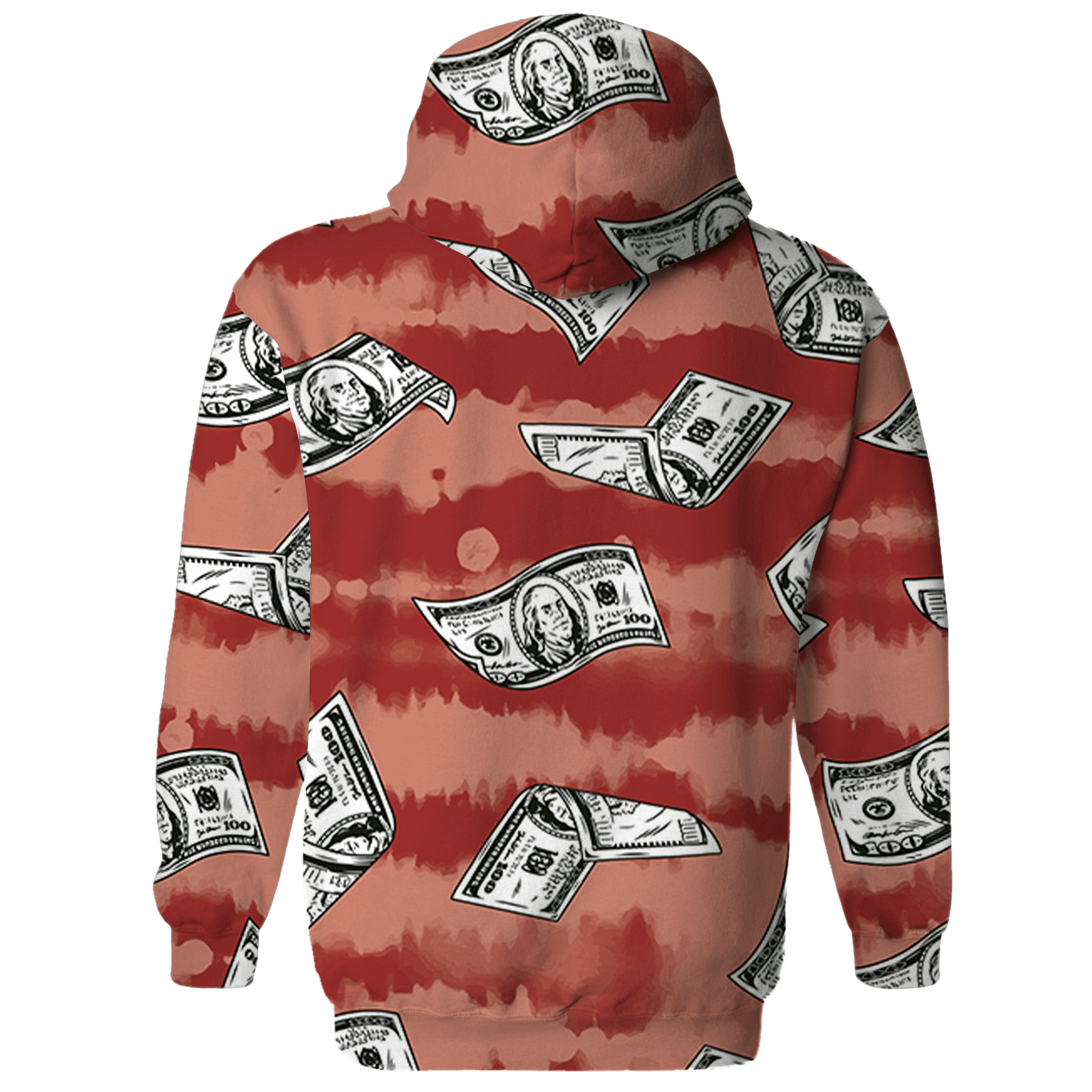 Dune Red 13s Hoodie Match Paid In Full 3D All-Over Print - NastyJamz