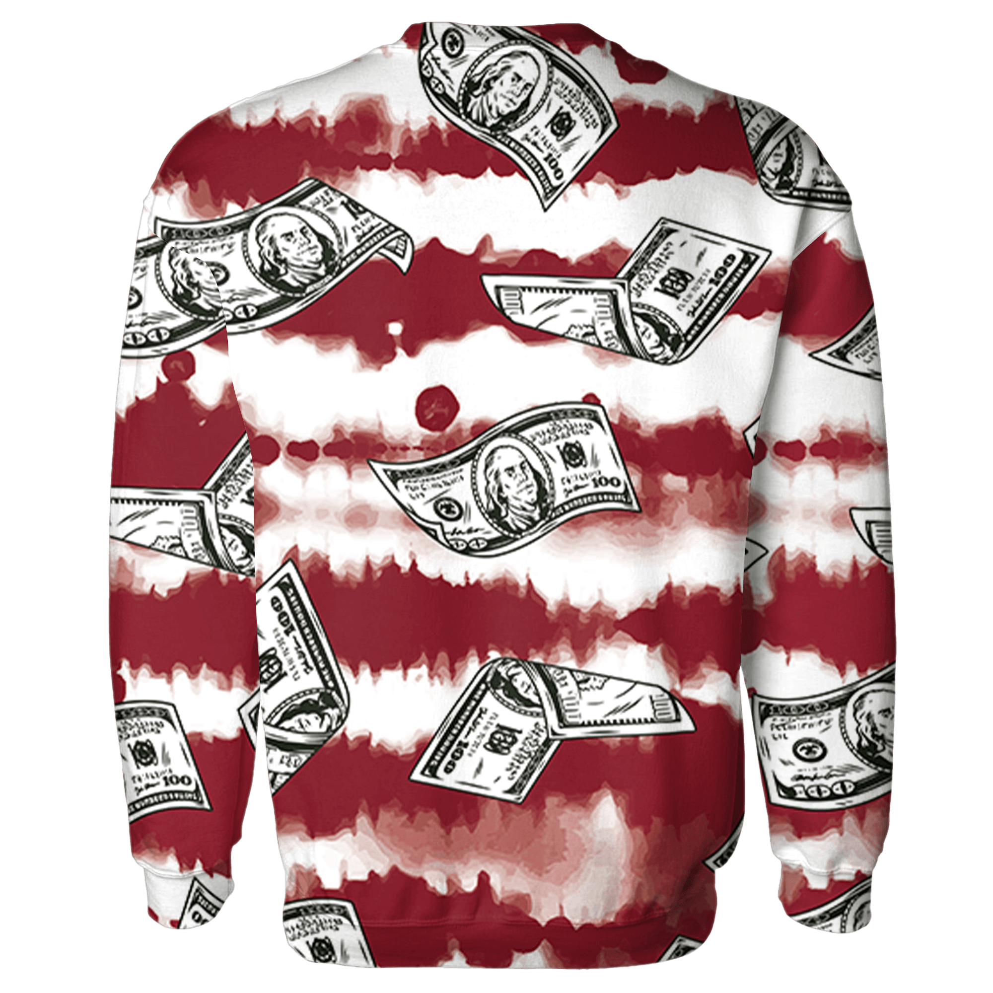 High 85 Metallic Burgundy 1s Sweatshirt Match Paid In Full 3D All-Over Print - NastyJamz