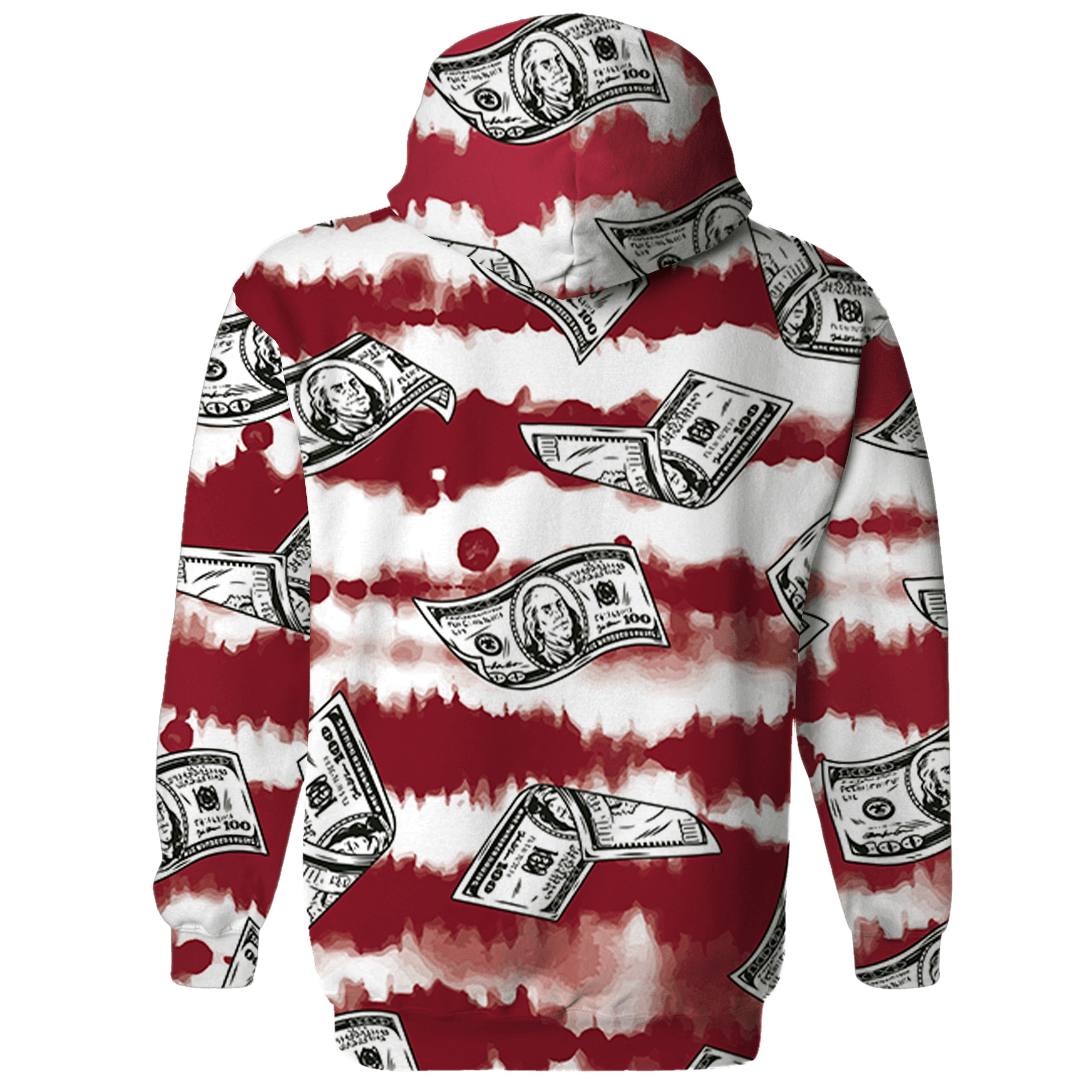 High 85 Metallic Burgundy 1s Hoodie Match Paid In Full 3D All-Over Print - NastyJamz