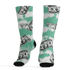 High OG Green Glow 1s Socks Match Paid In Full 3D All-Over Print - NastyJamz
