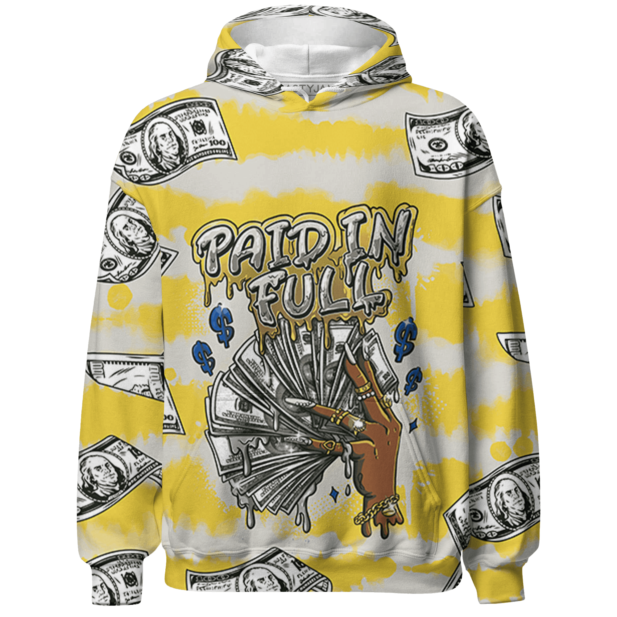 Low OG Canary TVSC 1s Hoodie Match Paid In Full 3D All-Over Print - NastyJamz