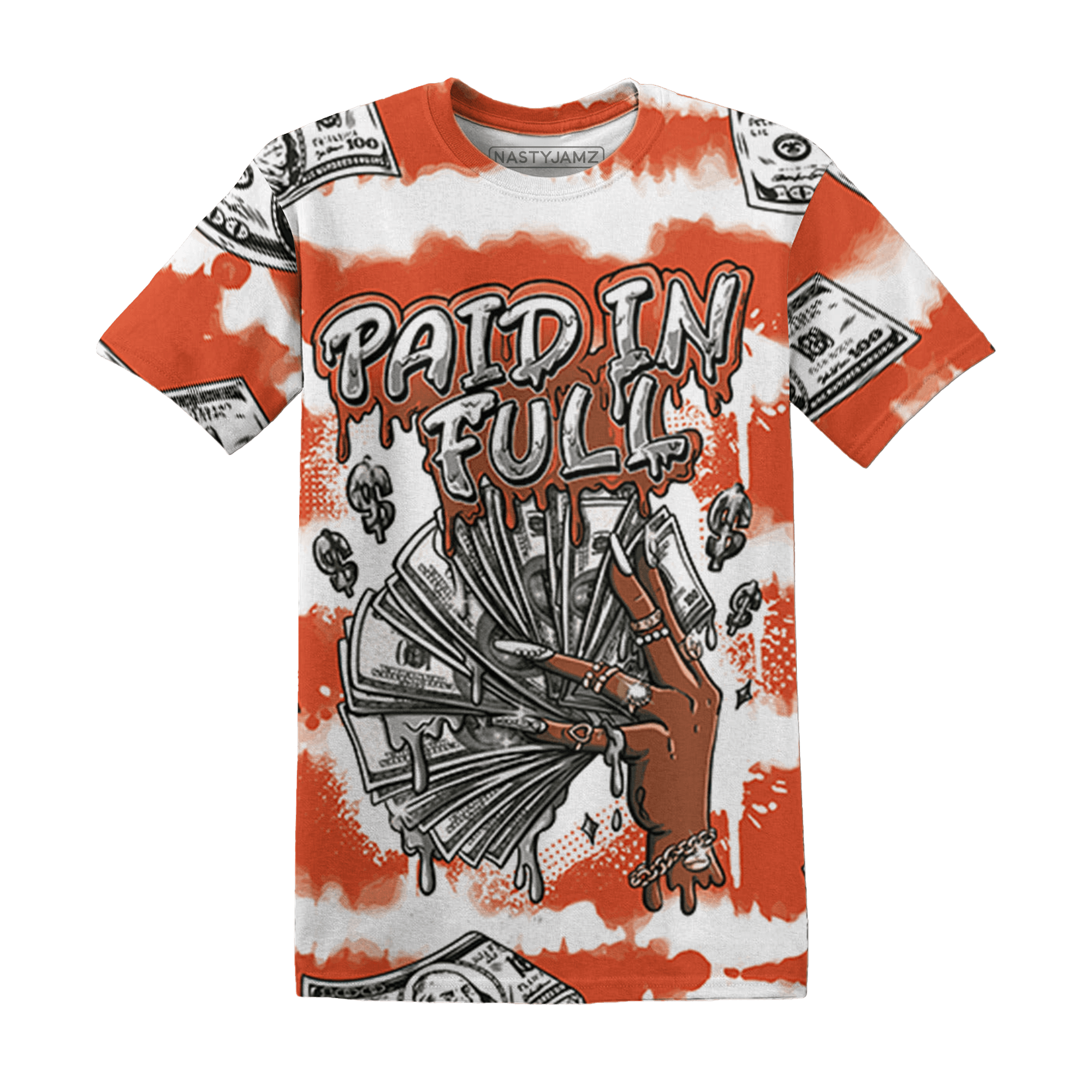 Georgia Peach 3s T Shirt Match Paid In Full 3D All-Over Print - NastyJamz