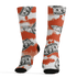 Georgia Peach 3s Socks Match Paid In Full 3D All-Over Print - NastyJamz