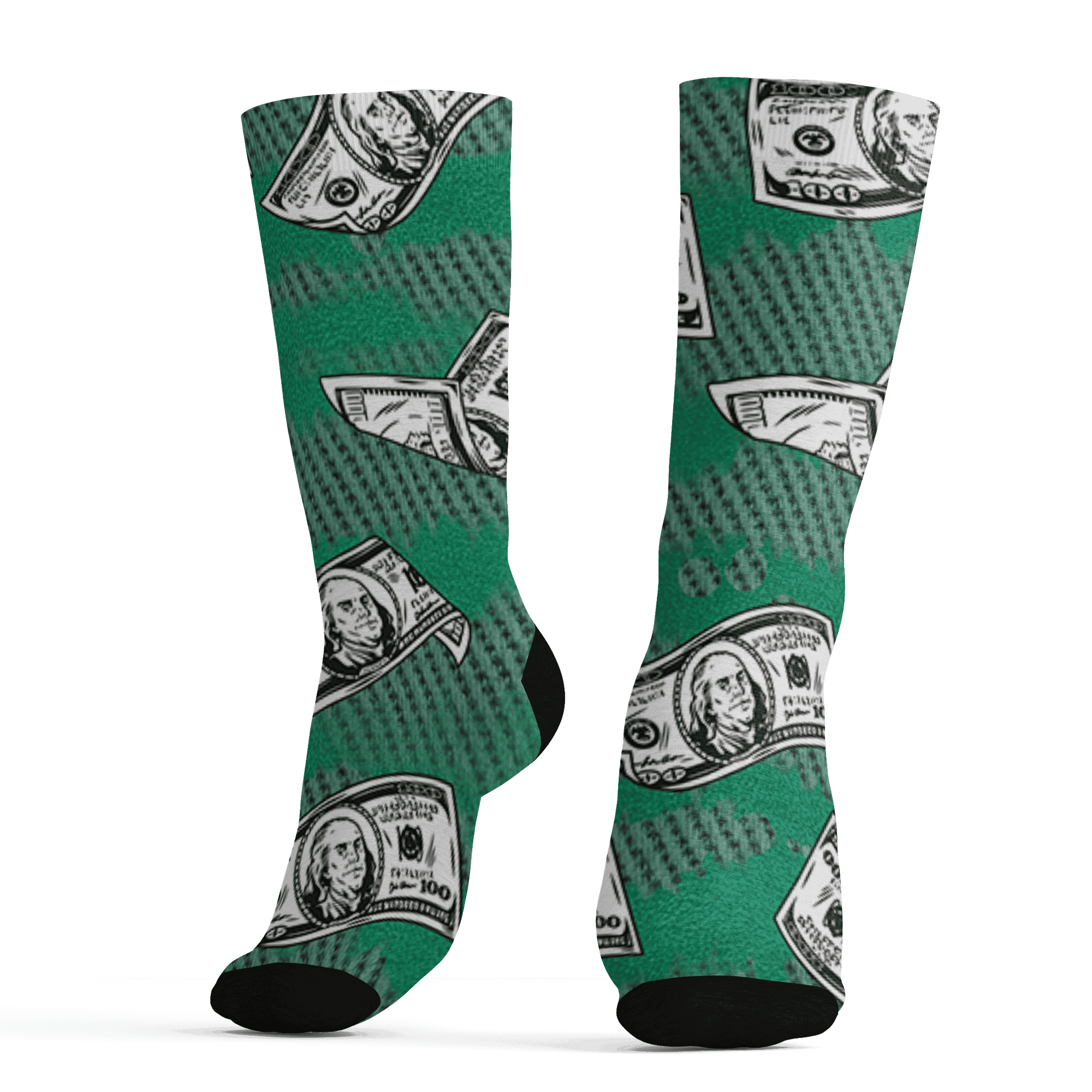 Nina CN Abney 3s Socks Match Paid In Full 3D All-Over Print - NastyJamz