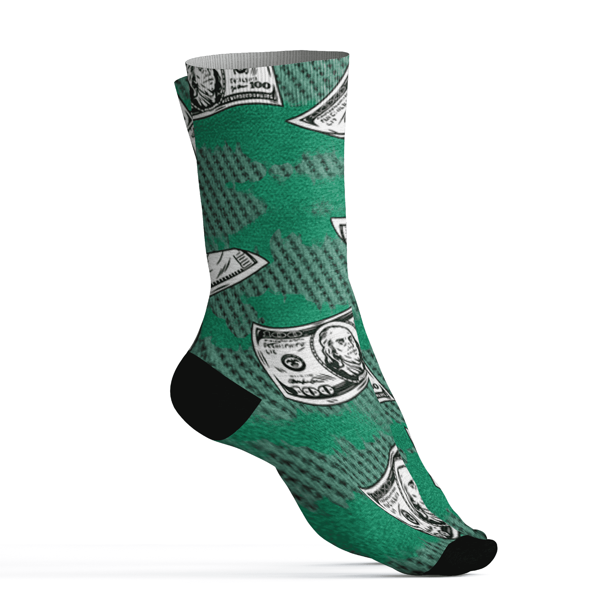Nina CN Abney 3s Socks Match Paid In Full 3D All-Over Print - NastyJamz