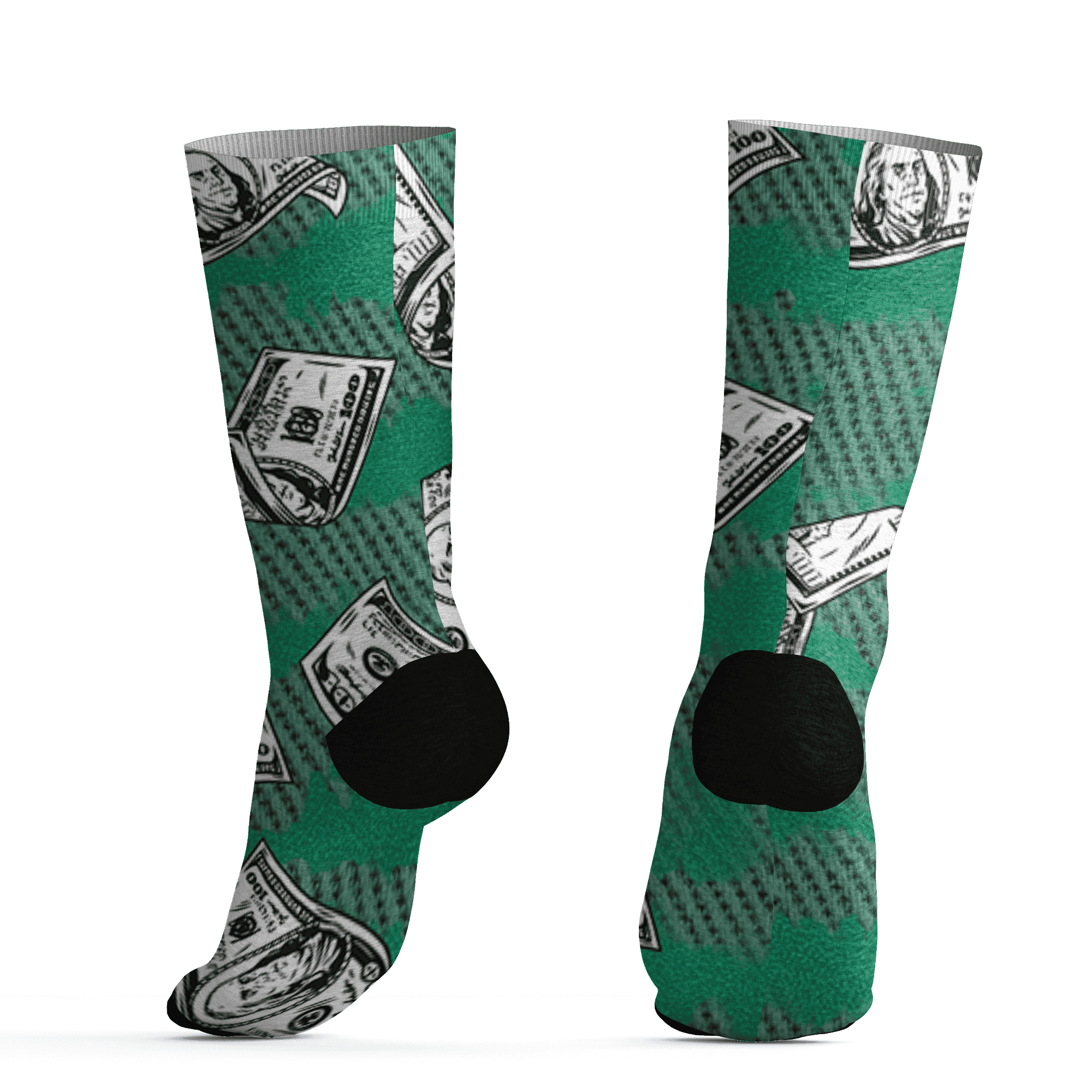 Nina CN Abney 3s Socks Match Paid In Full 3D All-Over Print - NastyJamz