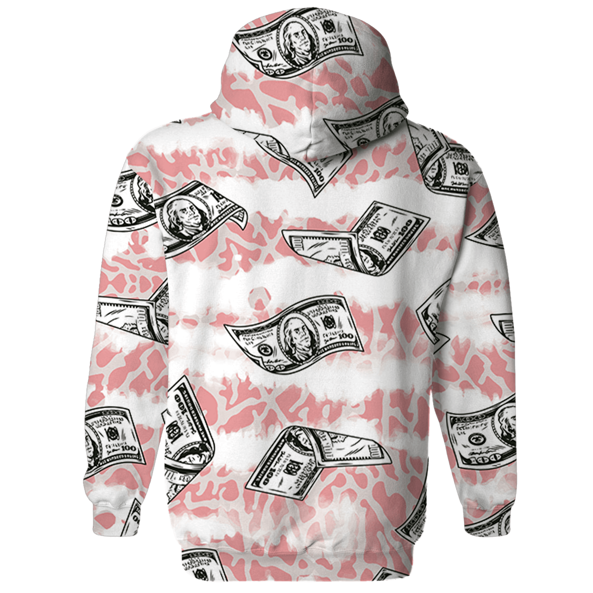 Red Stardust 3s Hoodie Match Paid In Full 3D All-Over Print - NastyJamz