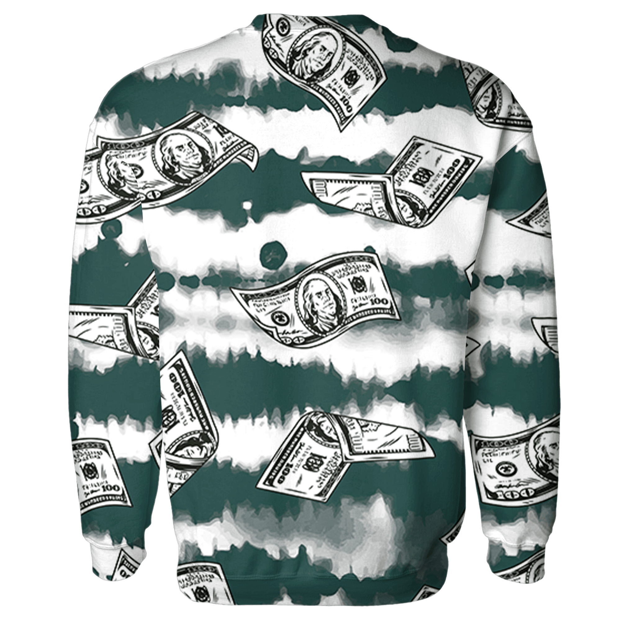 Oxidized Green 4s Sweatshirt Match Paid In Full 3D All-Over Print - NastyJamz