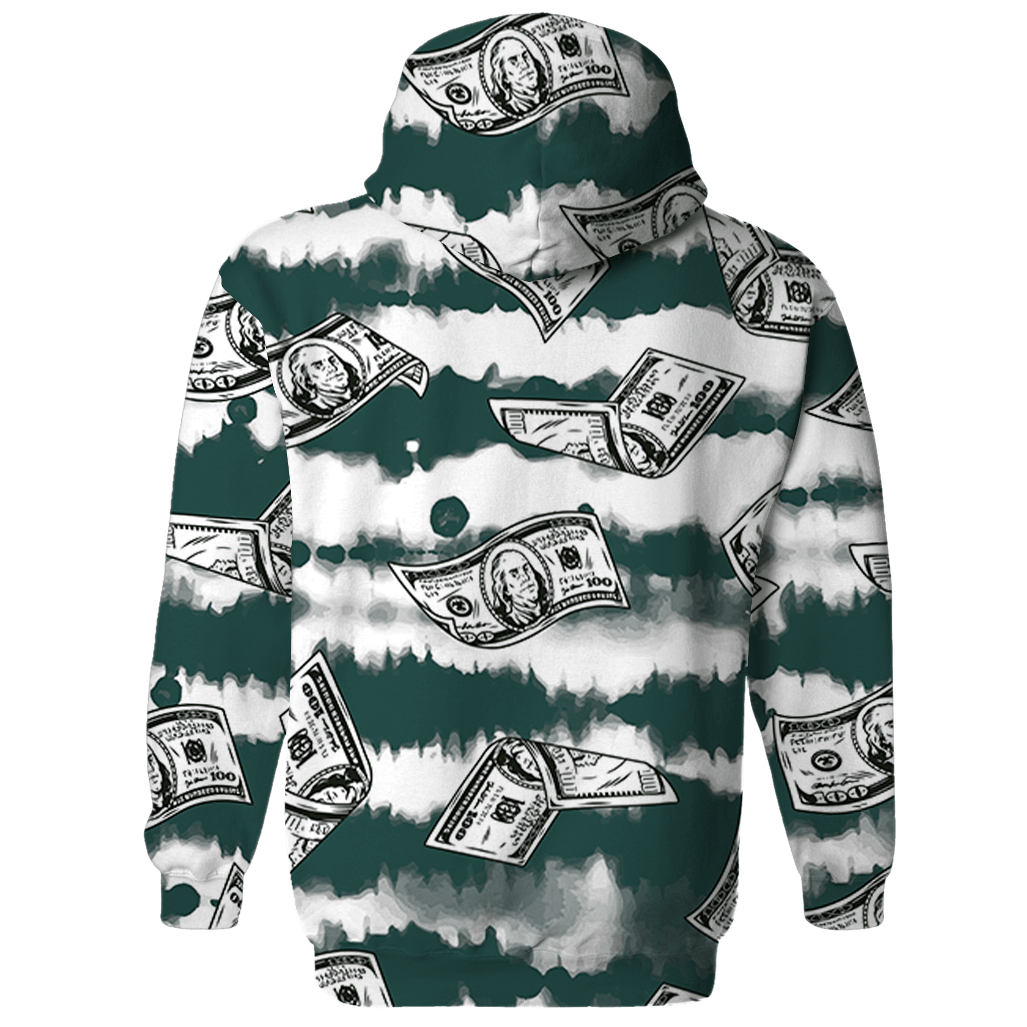 Oxidized Green 4s Hoodie Match Paid In Full 3D All-Over Print - NastyJamz
