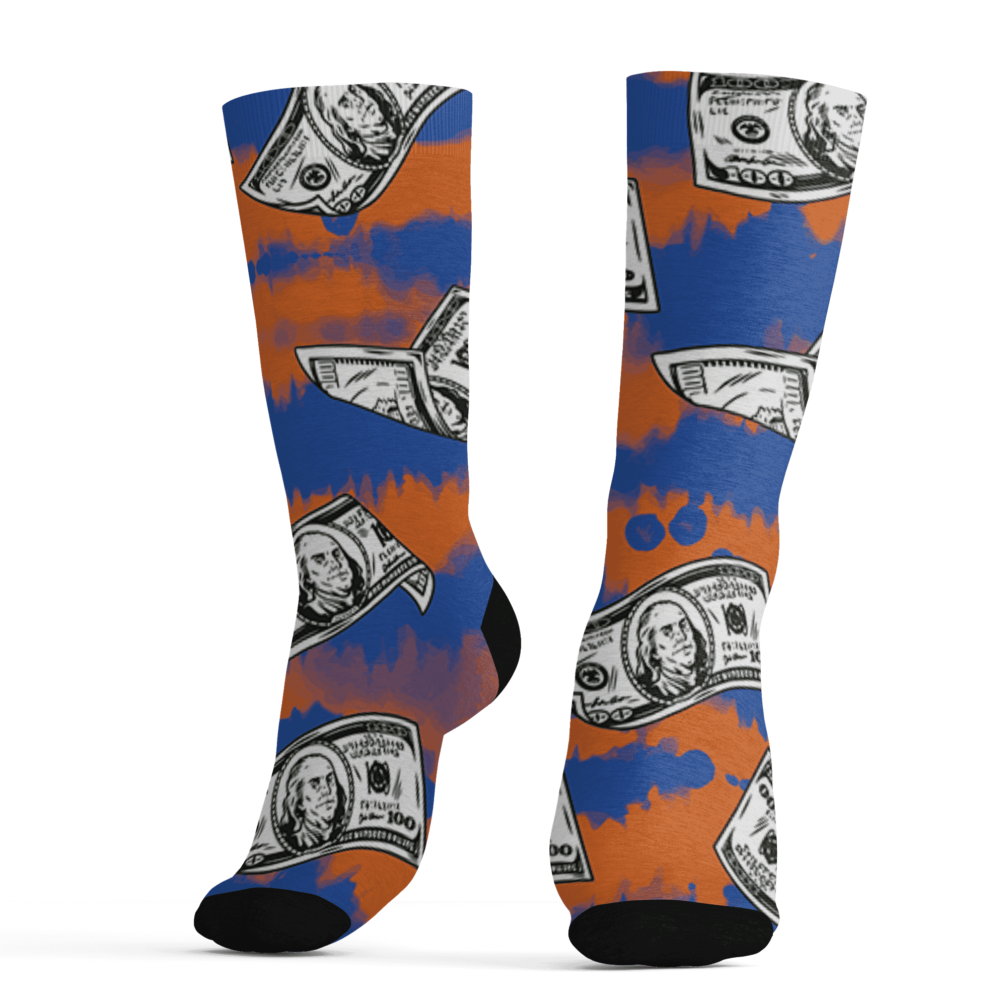 Dunk Low Knicks Socks Match Paid In Full 3D All-Over Print - NastyJamz