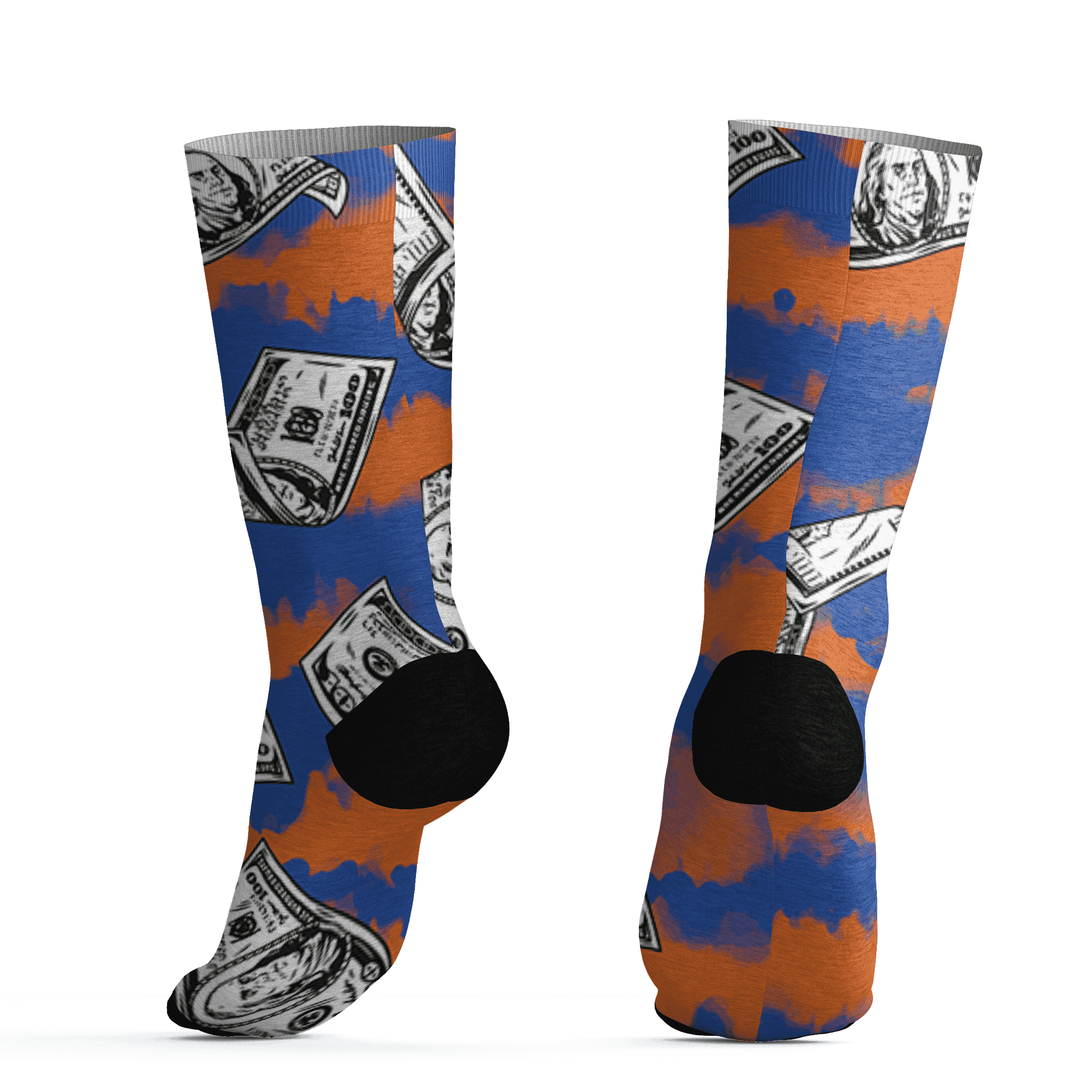 Dunk Low Knicks Socks Match Paid In Full 3D All-Over Print - NastyJamz