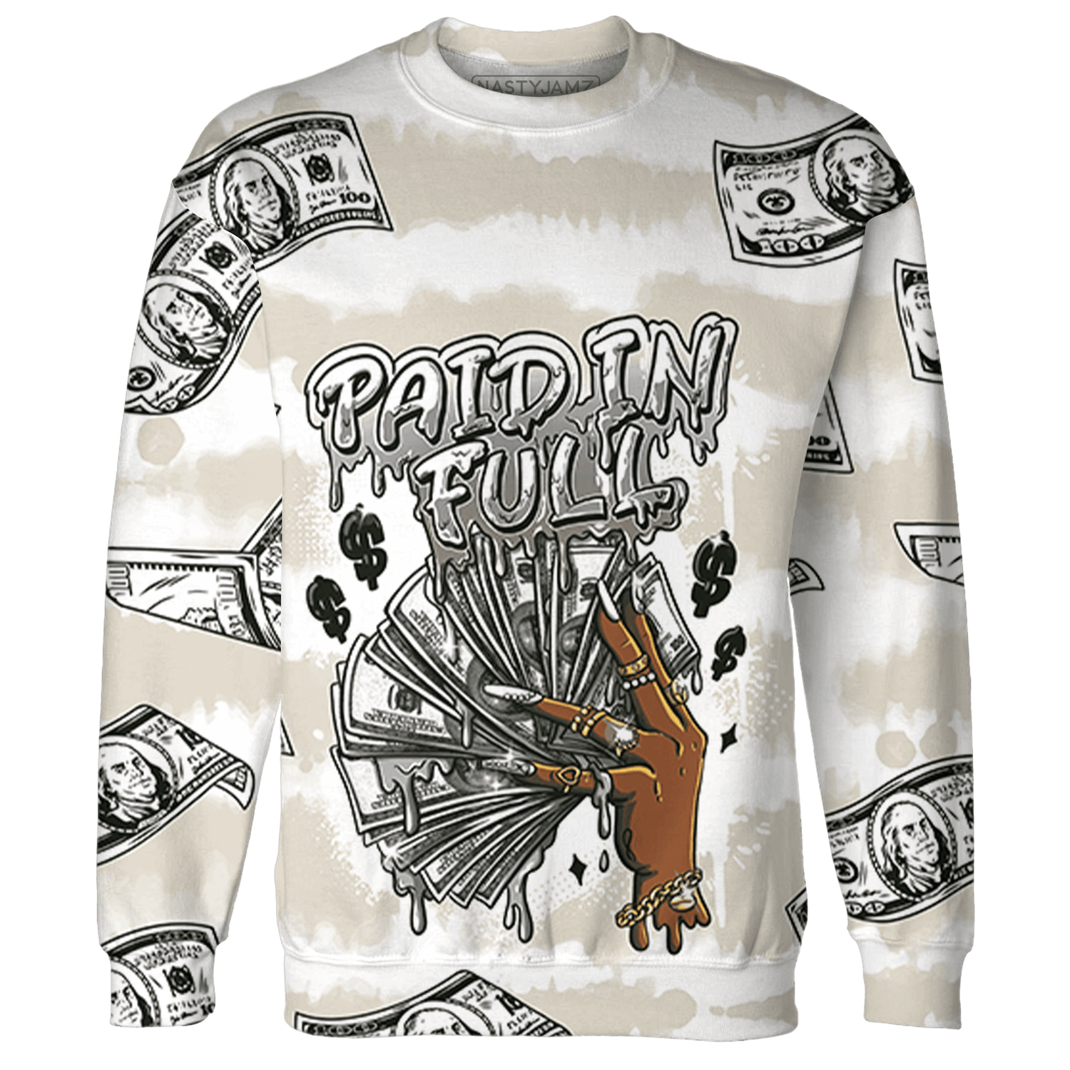 Gratitude 11s Sweatshirt Match Paid In Full 3D All-Over Print - NastyJamz