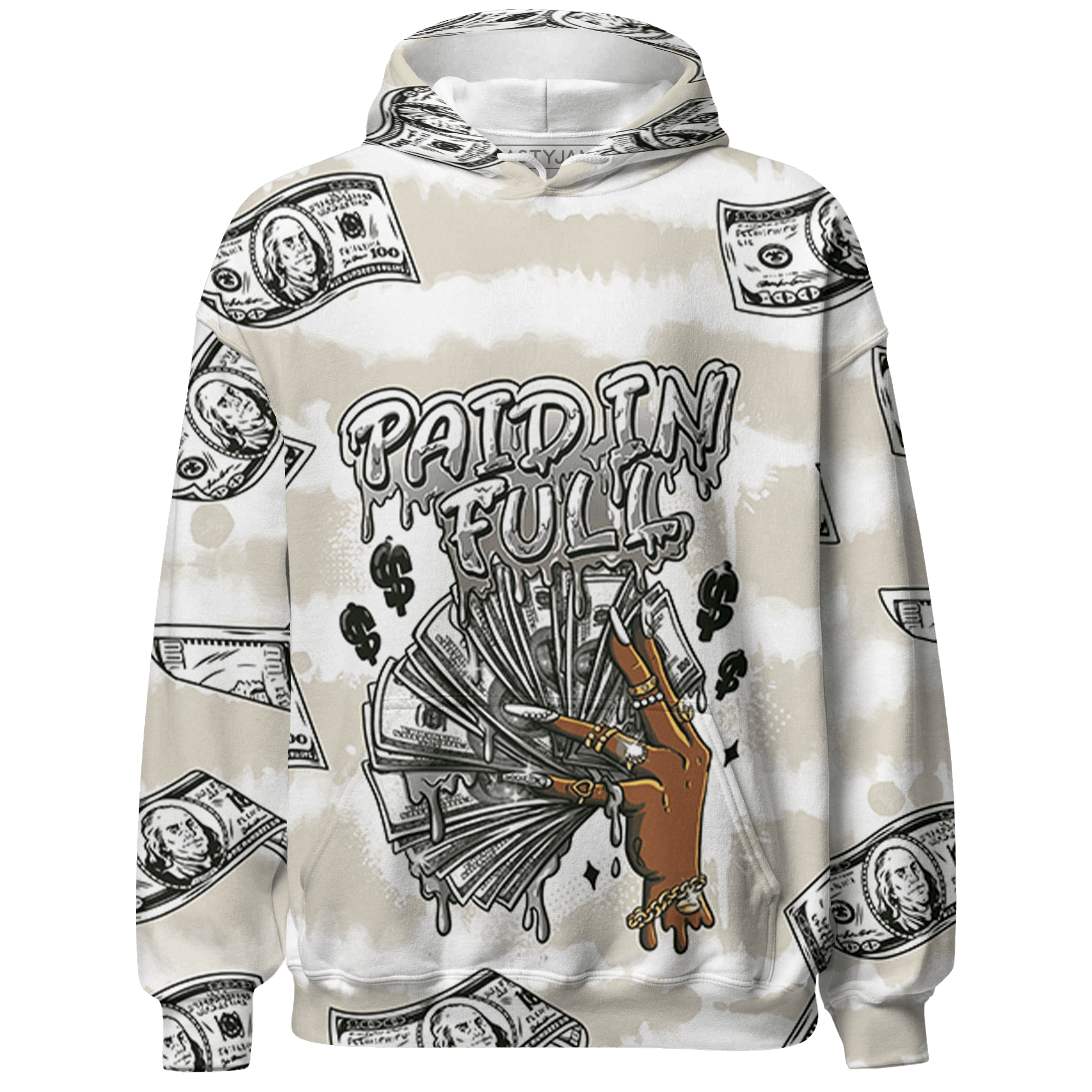 Gratitude 11s Hoodie Match Paid In Full 3D All-Over Print - NastyJamz