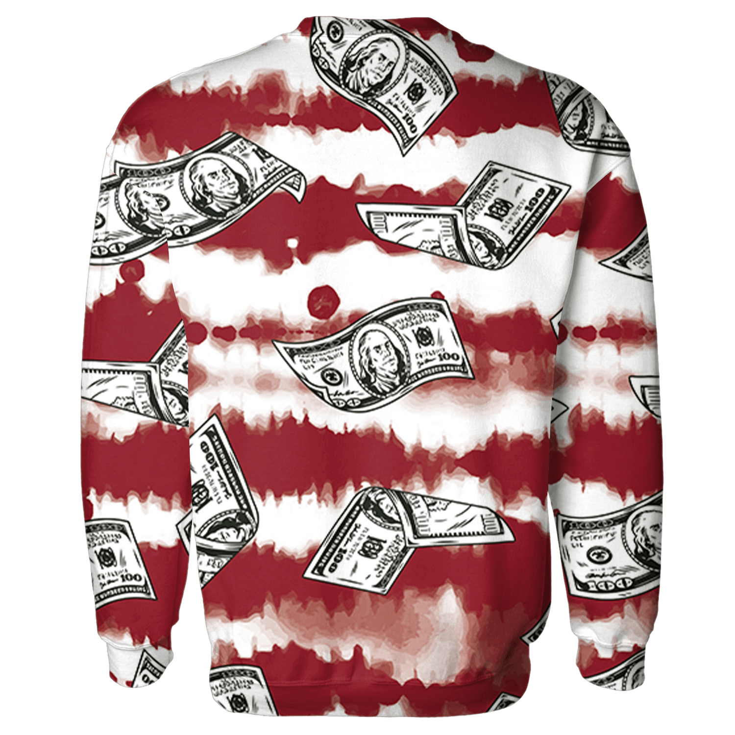 Cherry 12s Sweatshirt Match Paid In Full 3D All-Over Print - NastyJamz