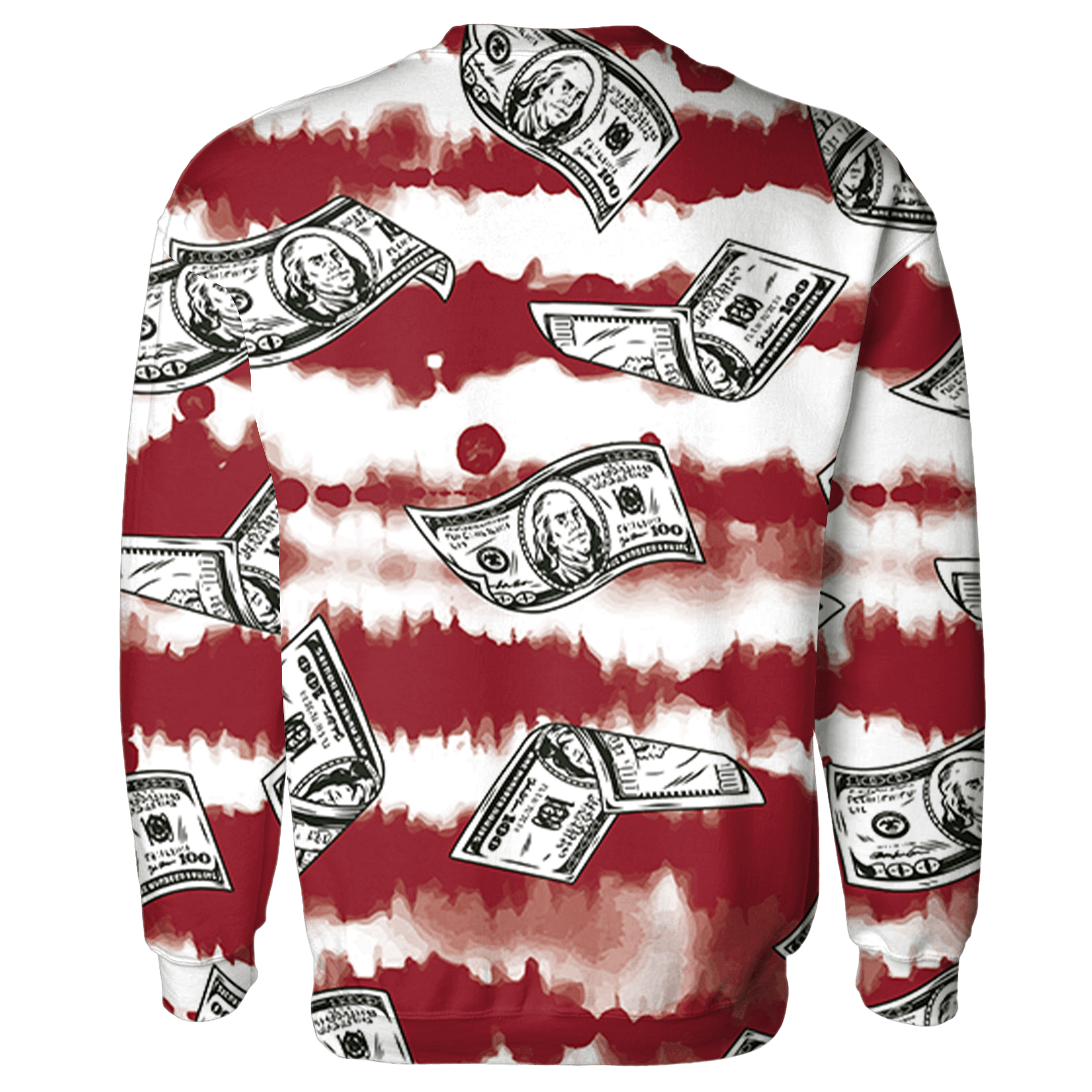 Cherry 12s Sweatshirt Match Paid In Full 3D All-Over Print - NastyJamz