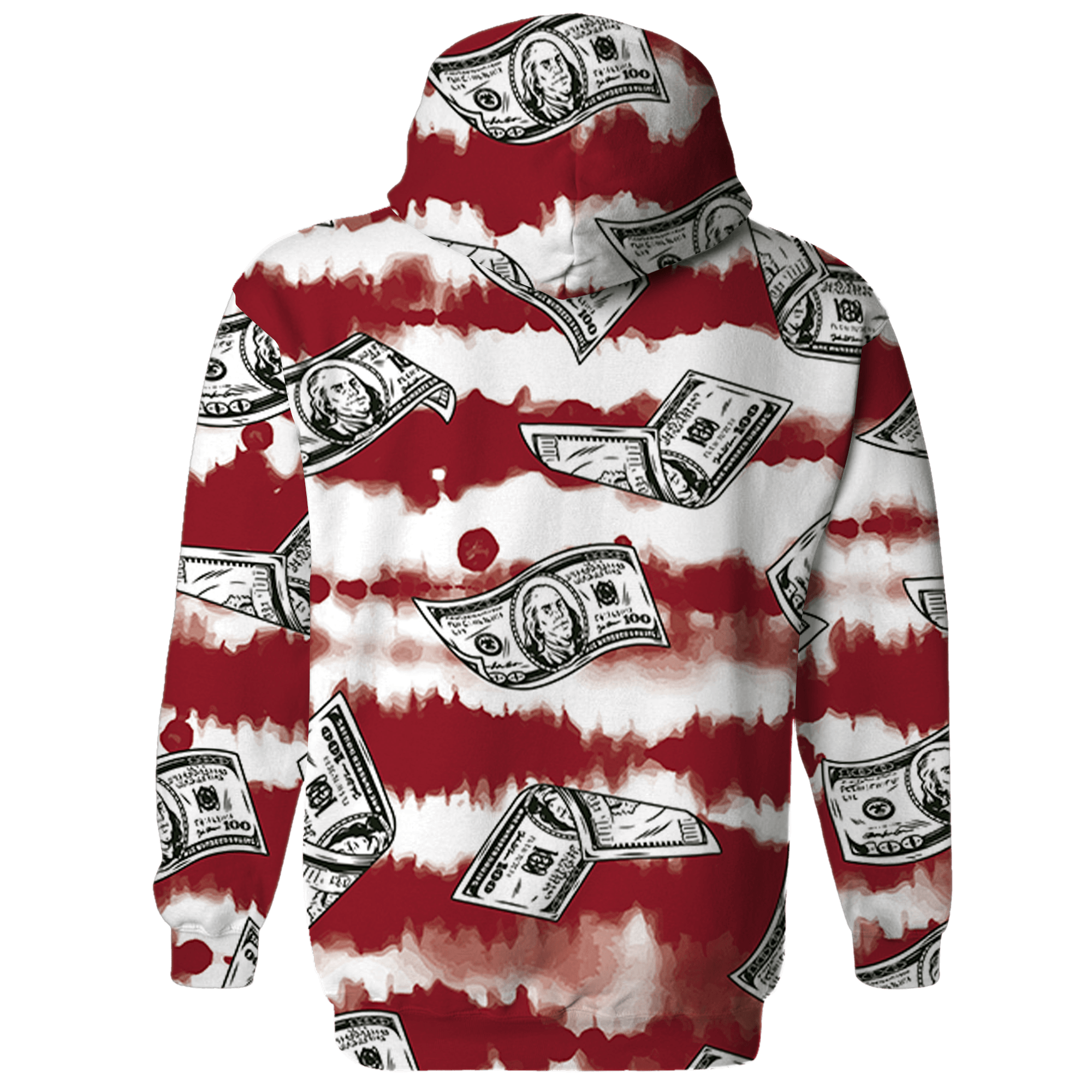 Cherry 12s Hoodie Match Paid In Full 3D All-Over Print - NastyJamz