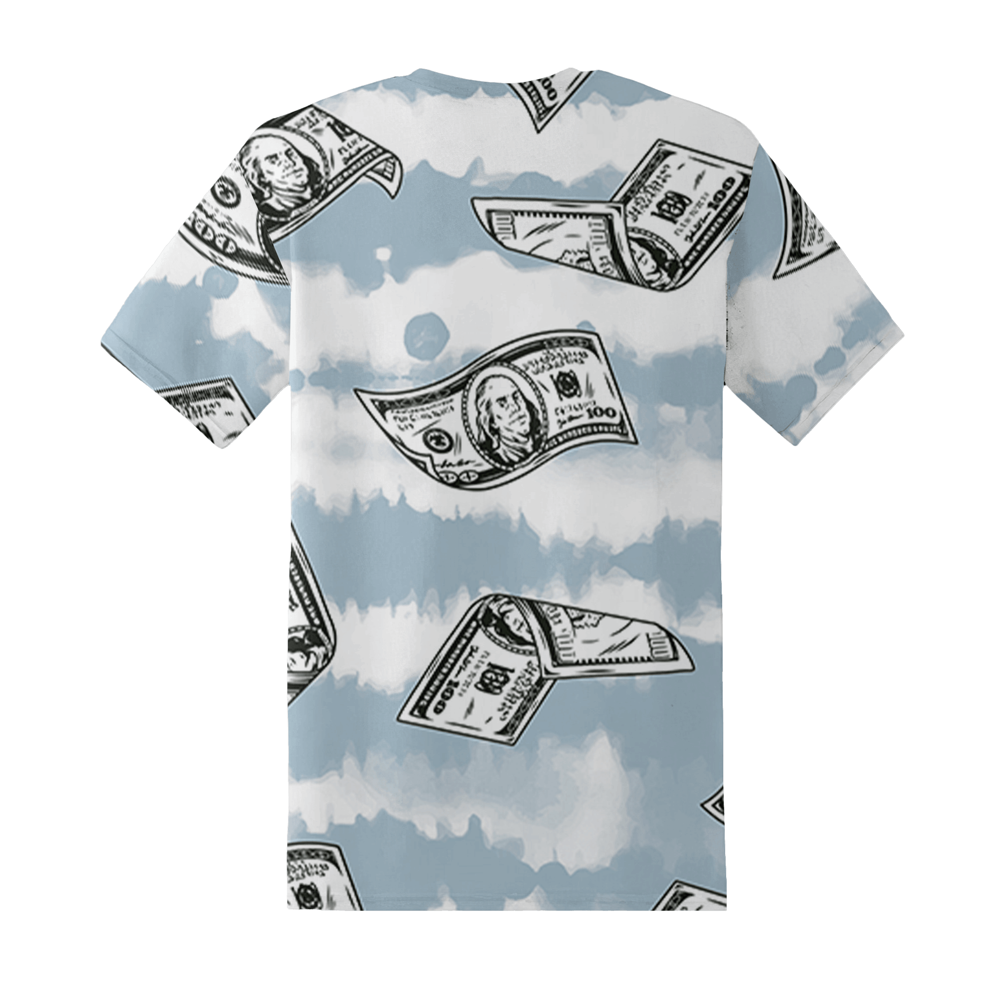 Blue Grey 13s T Shirt Match Paid In Full 3D All-Over Print - NastyJamz