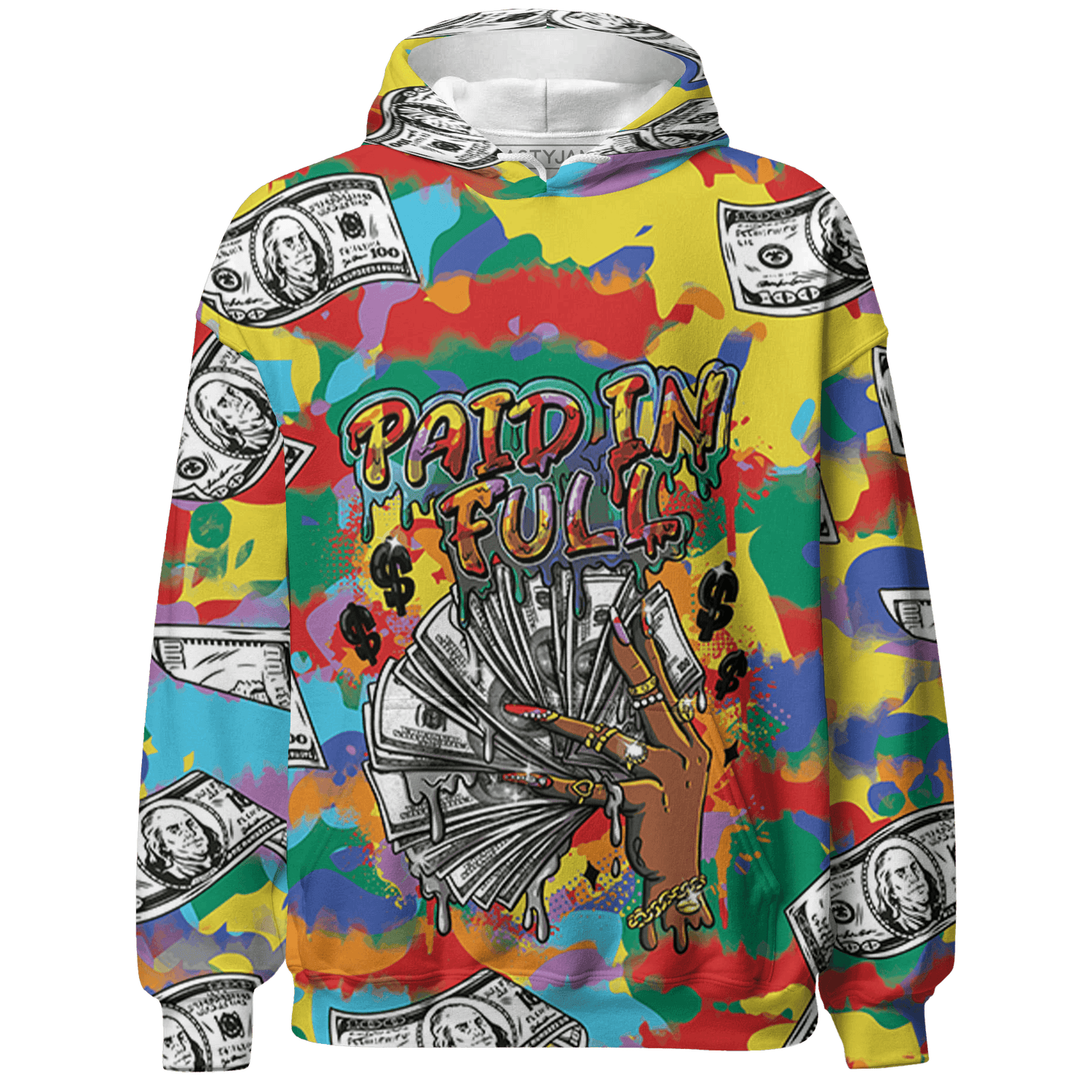 Mid GS Six Championships 1s Hoodie Match Paid In Full 3D All-Over Print - NastyJamz