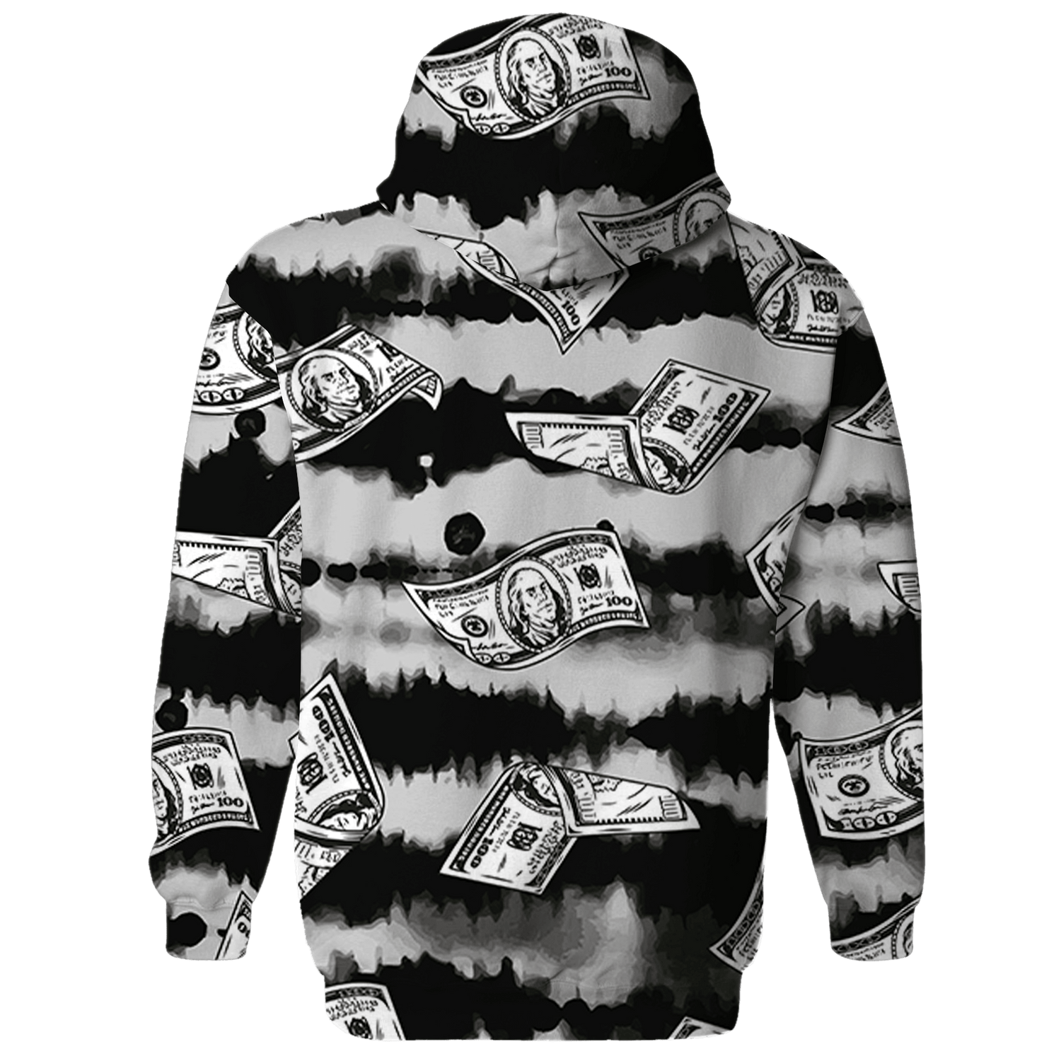 Retro High OG Black White 1s Hoodie Match Paid In Full 3D All-Over Print - NastyJamz