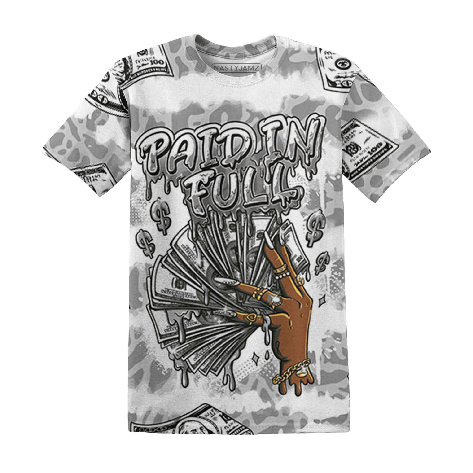 Craft Ivory 3s T Shirt Match Paid In Full 3D All-Over Print - NastyJamz