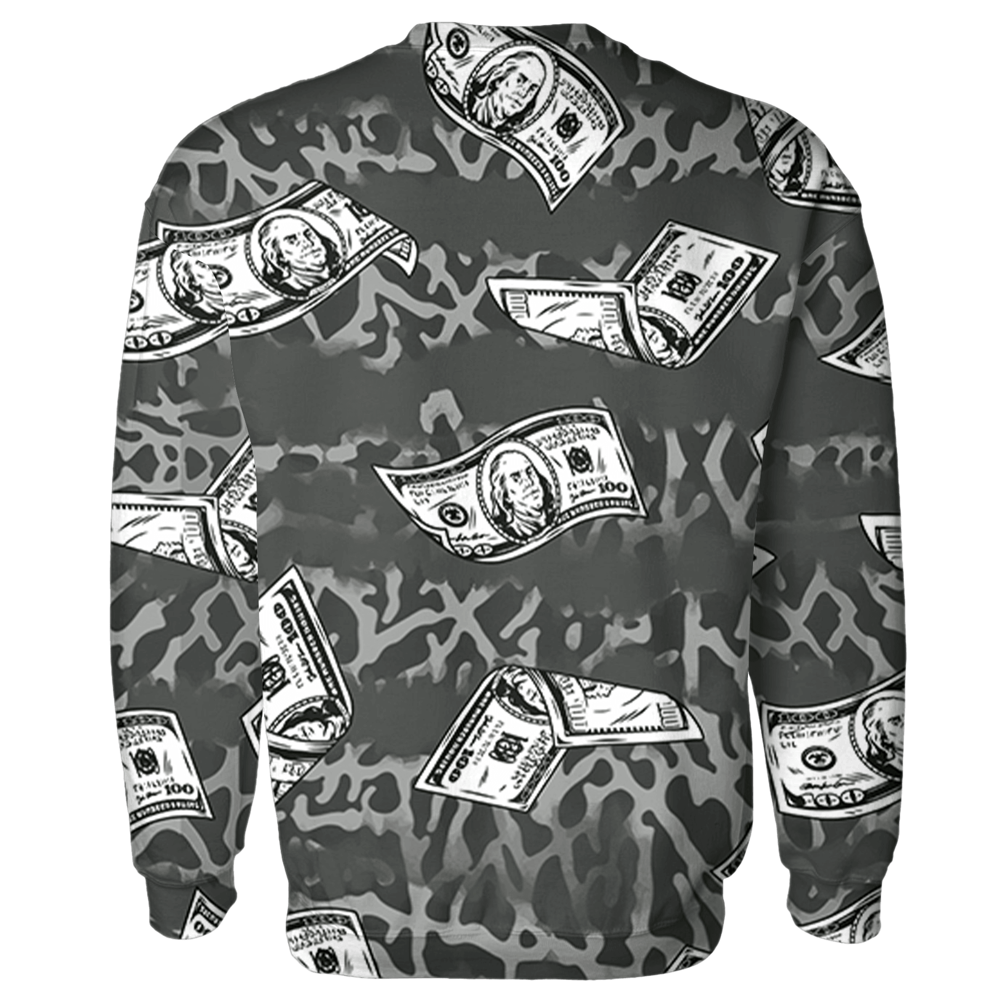 Fear Pack 3s Sweatshirt Match Paid In Full 3D All-Over Print - NastyJamz