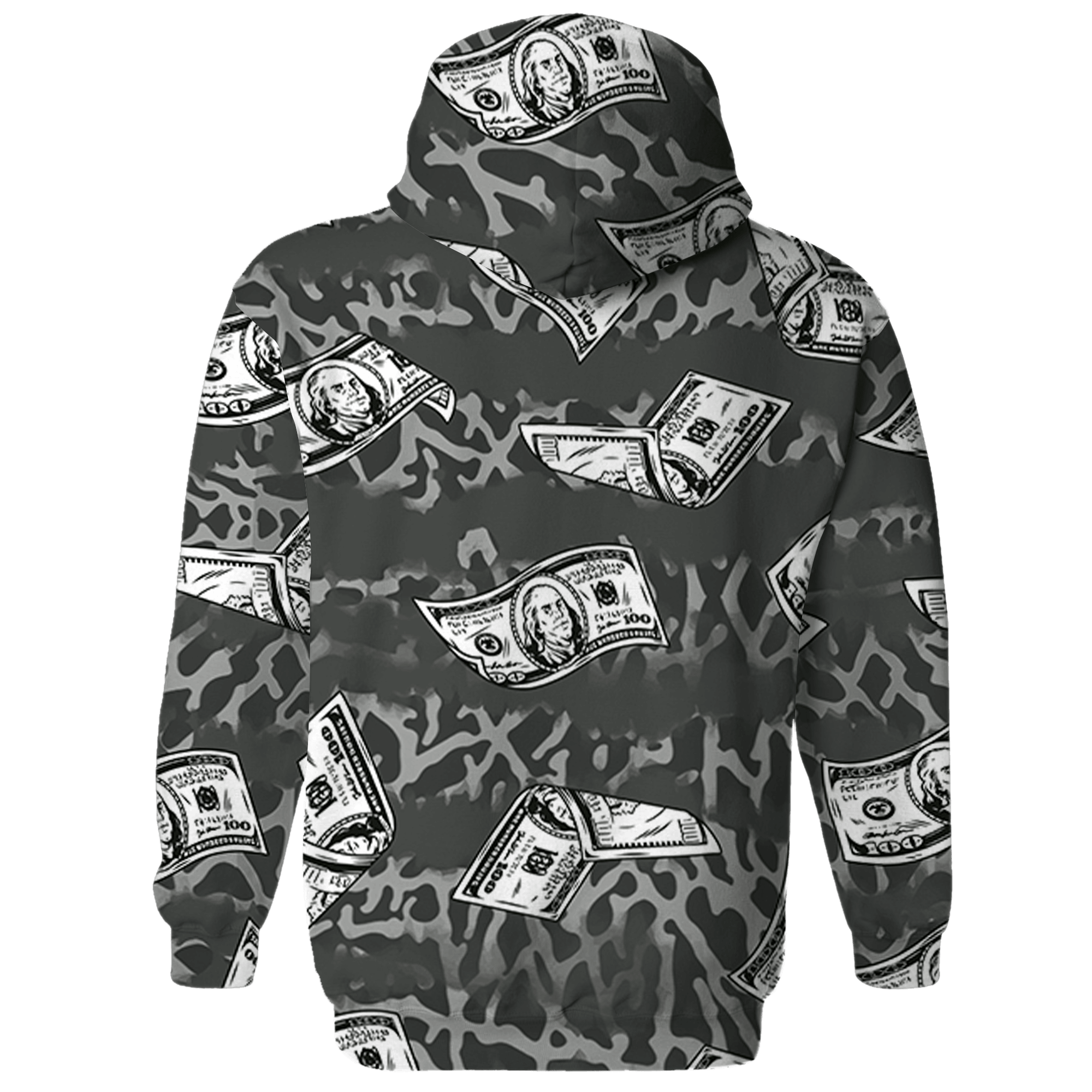 Fear Pack 3s Hoodie Match Paid In Full 3D All-Over Print - NastyJamz