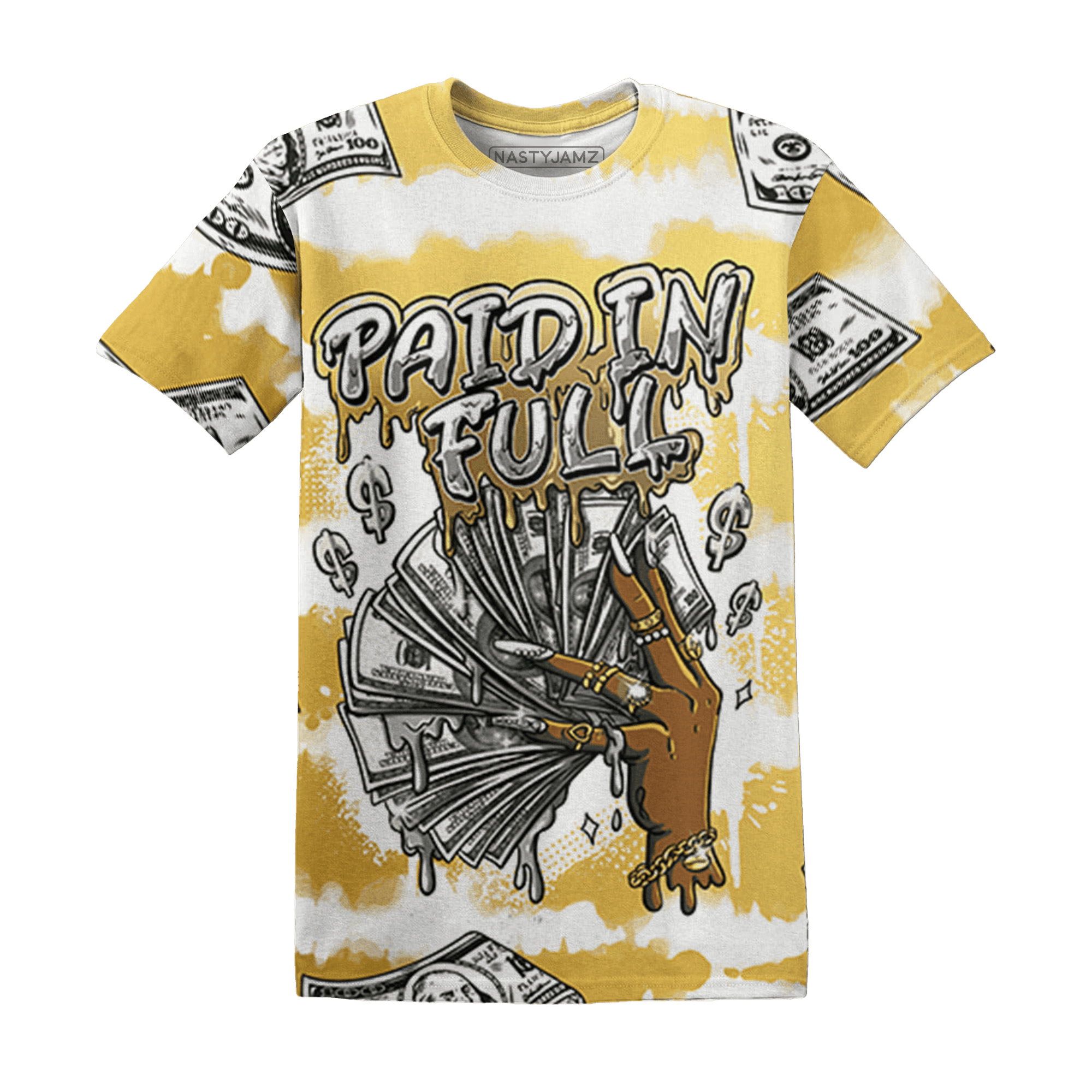 Sail 4s T Shirt Match Paid In Full 3D All-Over Print - NastyJamz